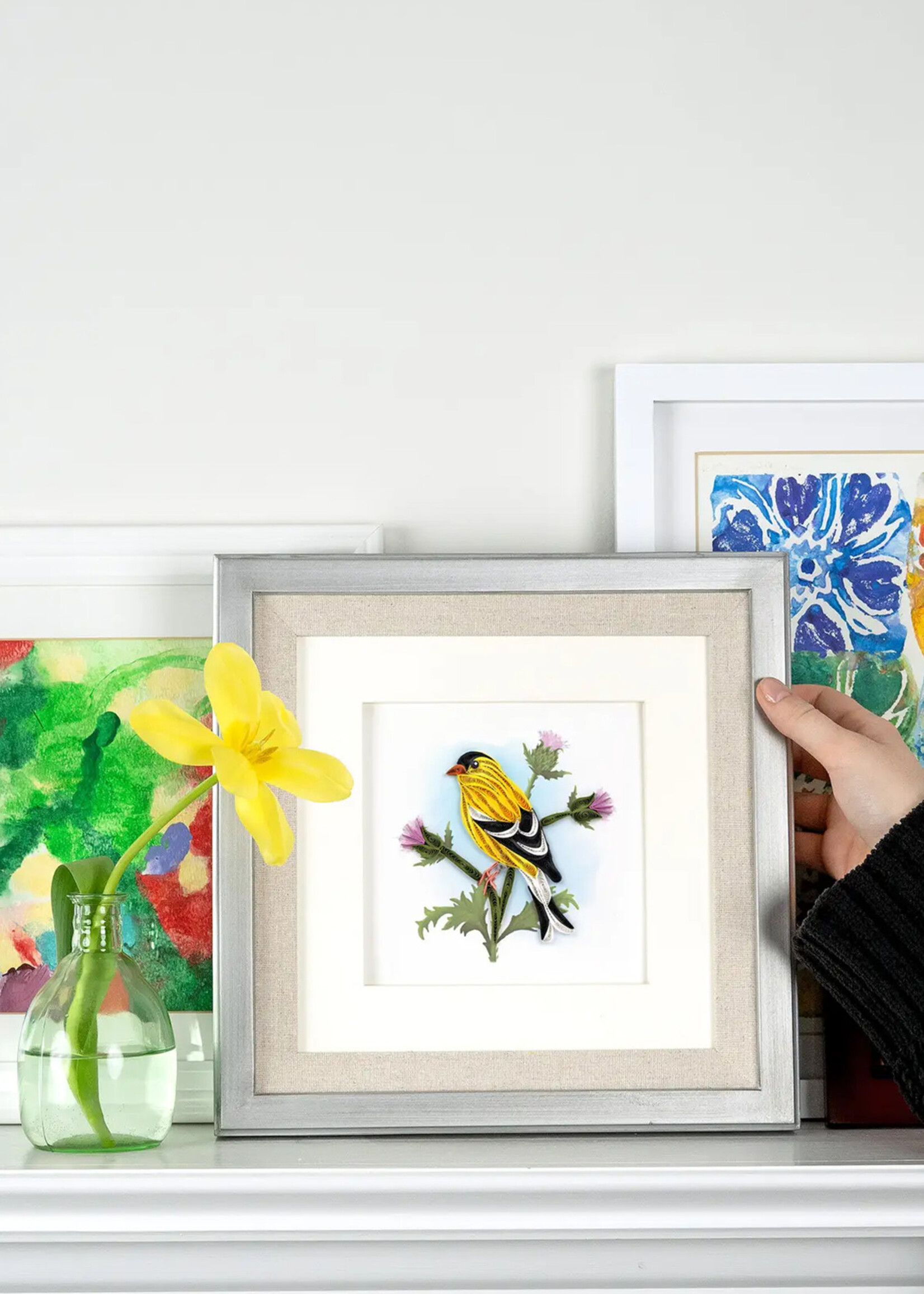Quilling Cards American Goldfinch Quilling Card