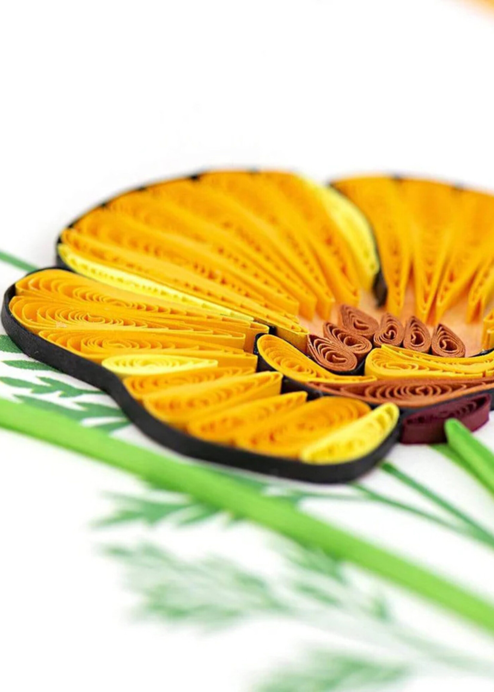 Quilling Cards California Poppies Quilling Card