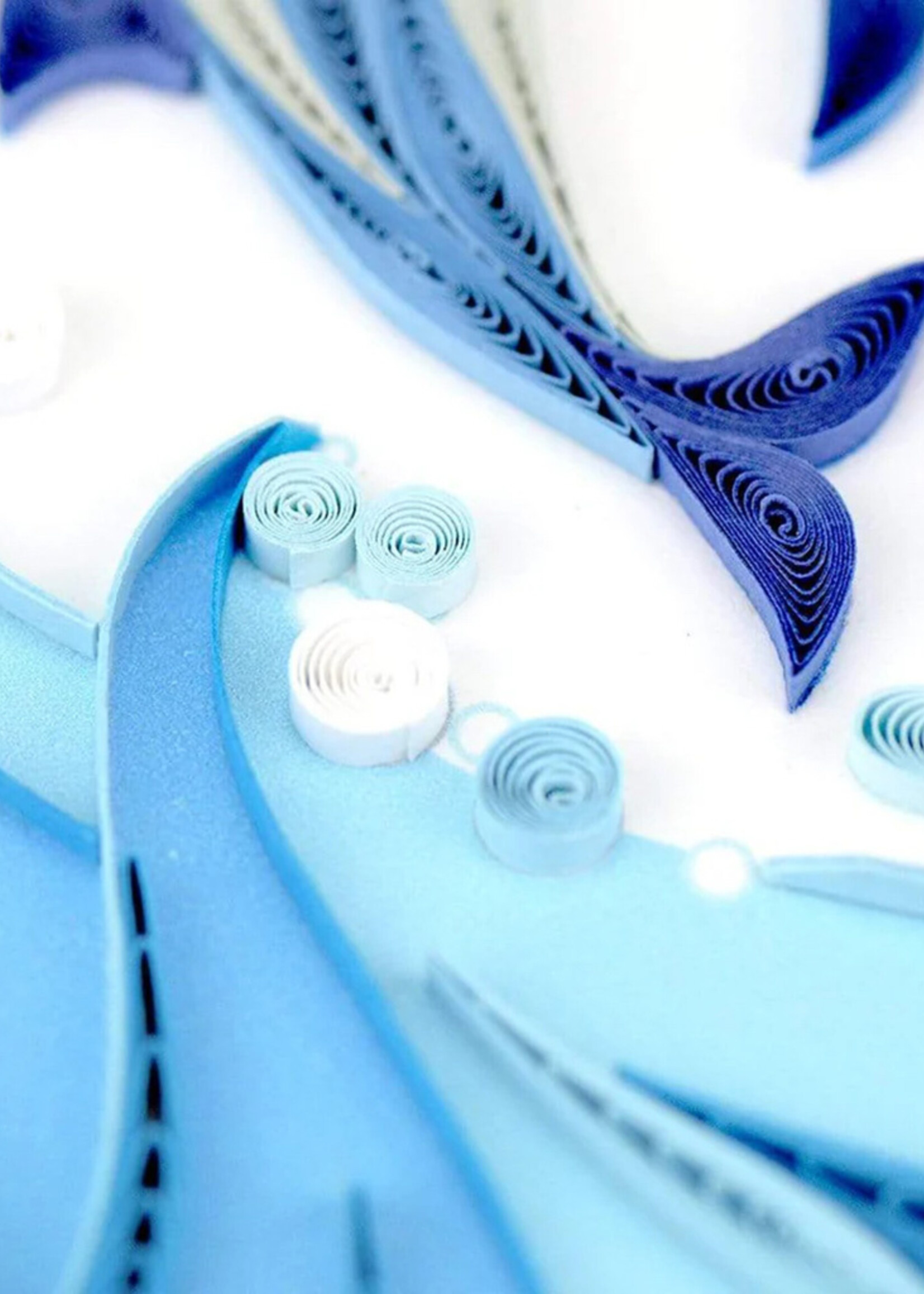 Quilling Cards Jumping Dolphins Quilling Card