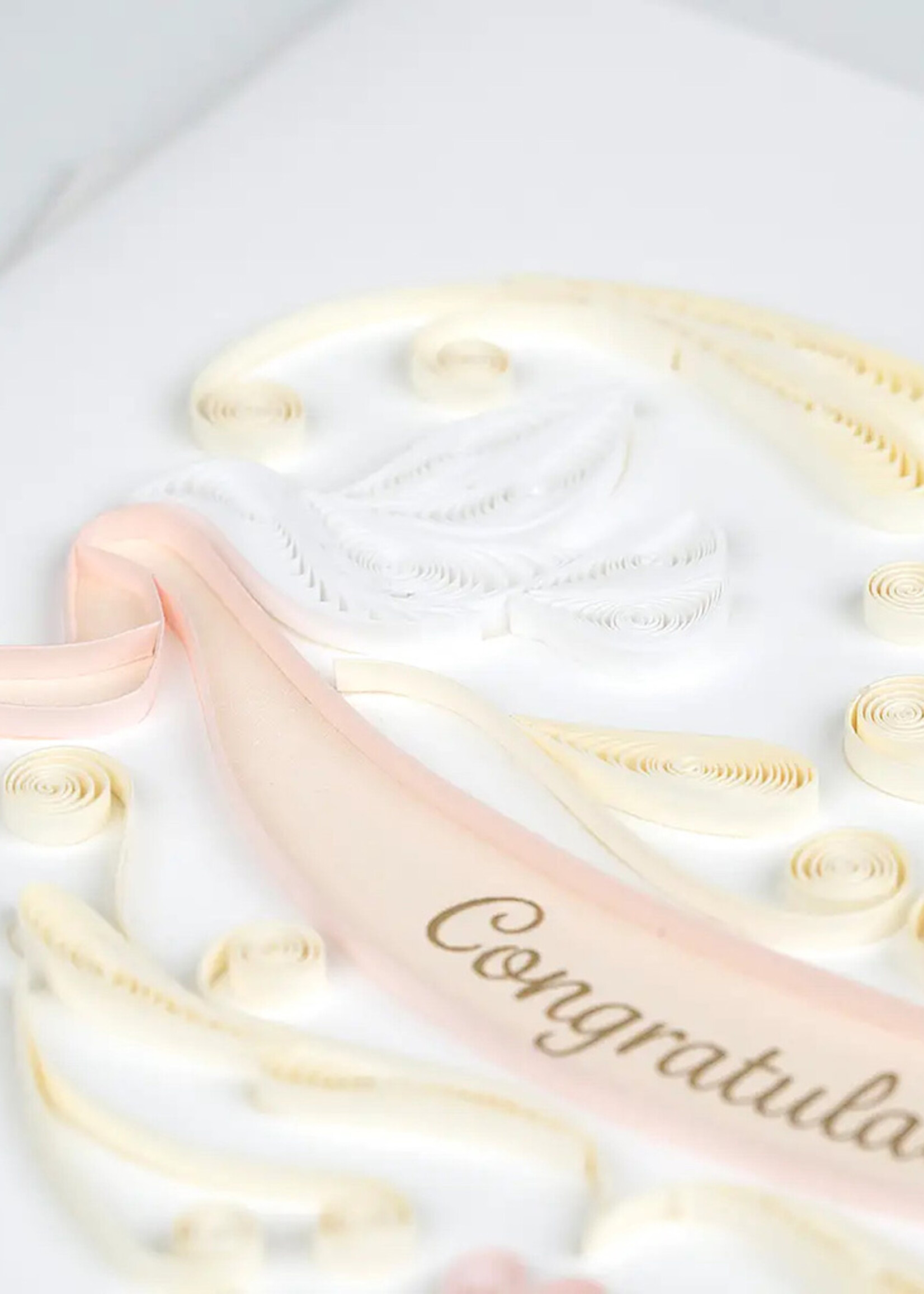 Quilling Cards Wedding Doves Heart Quilling Card