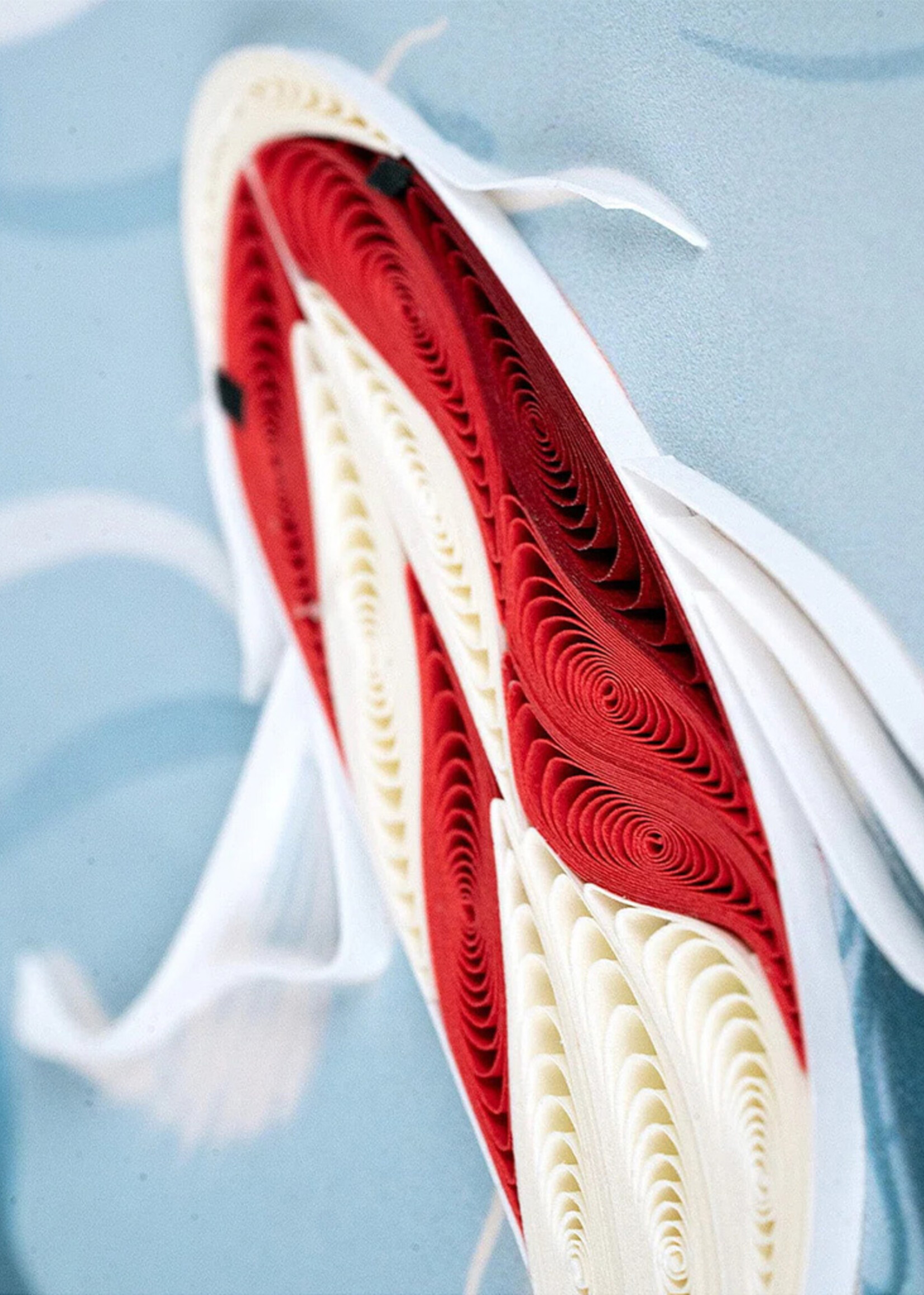 Quilling Cards Koi Fish Pond Quilling Card