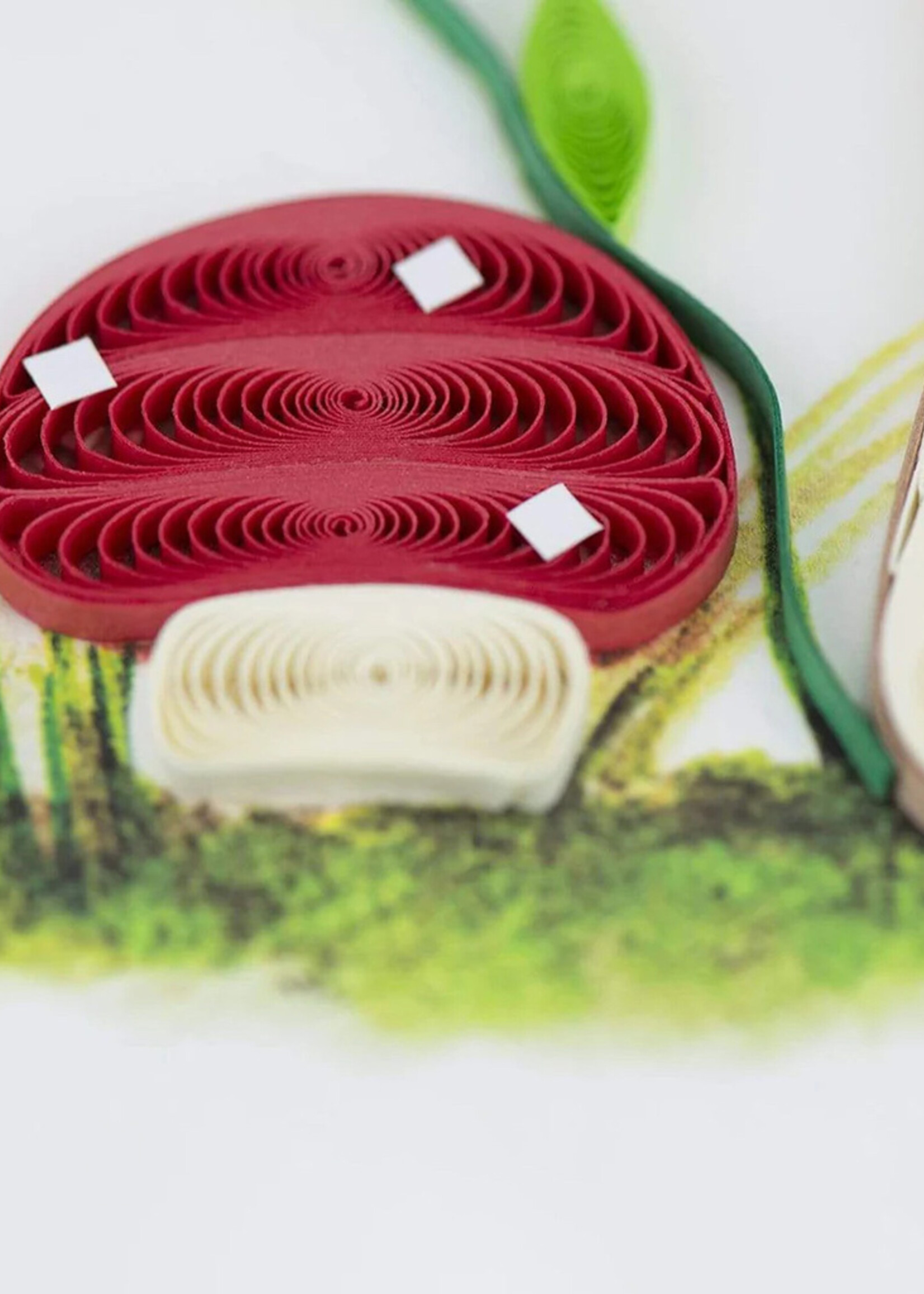 Quilling Cards Wild Mushroom Quilling Card
