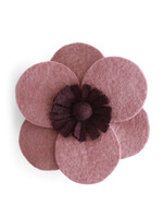 Gry and Sif French Anemone Felt Wall Flower