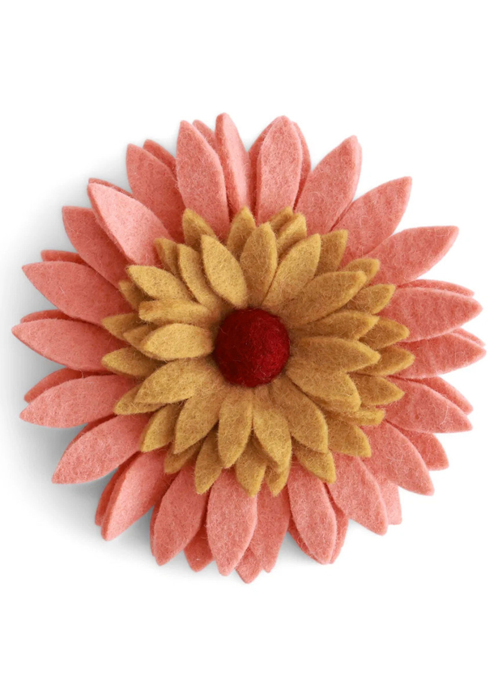 Gry and Sif 6" Gerbera Felt Wall Flower