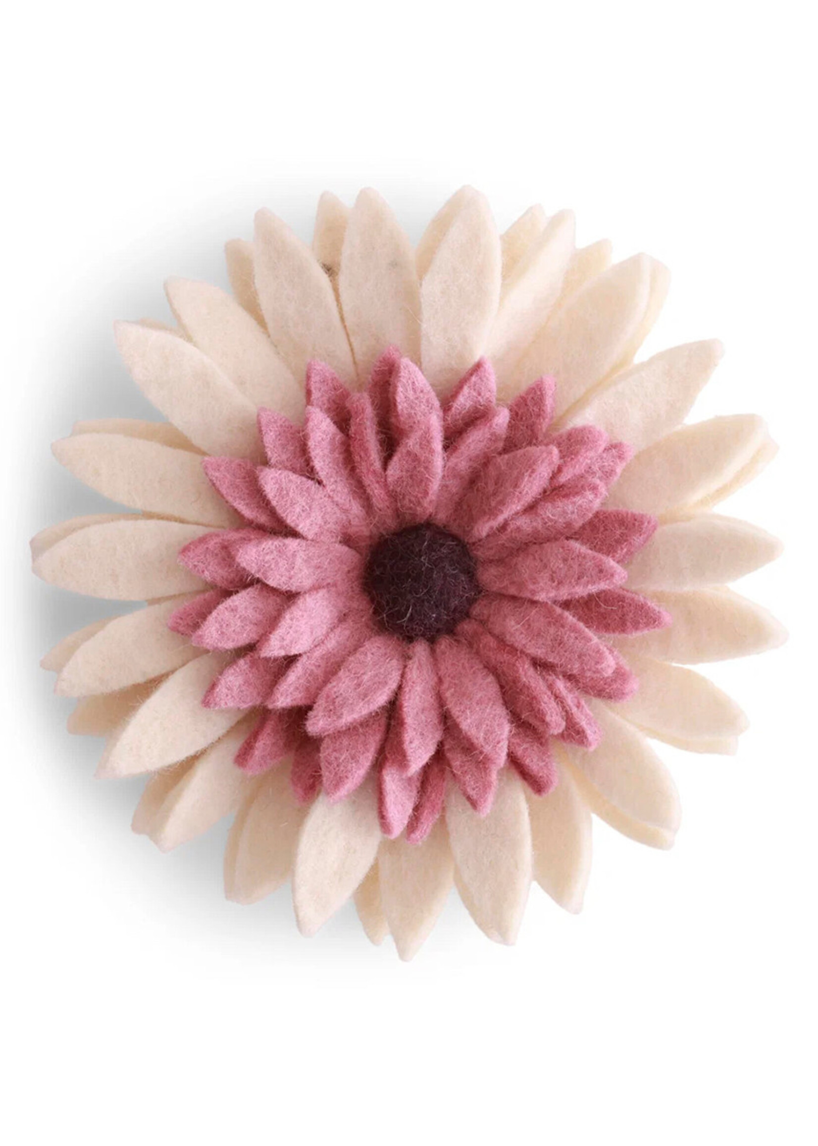 Gry and Sif 6" Gerbera Felt Wall Flower