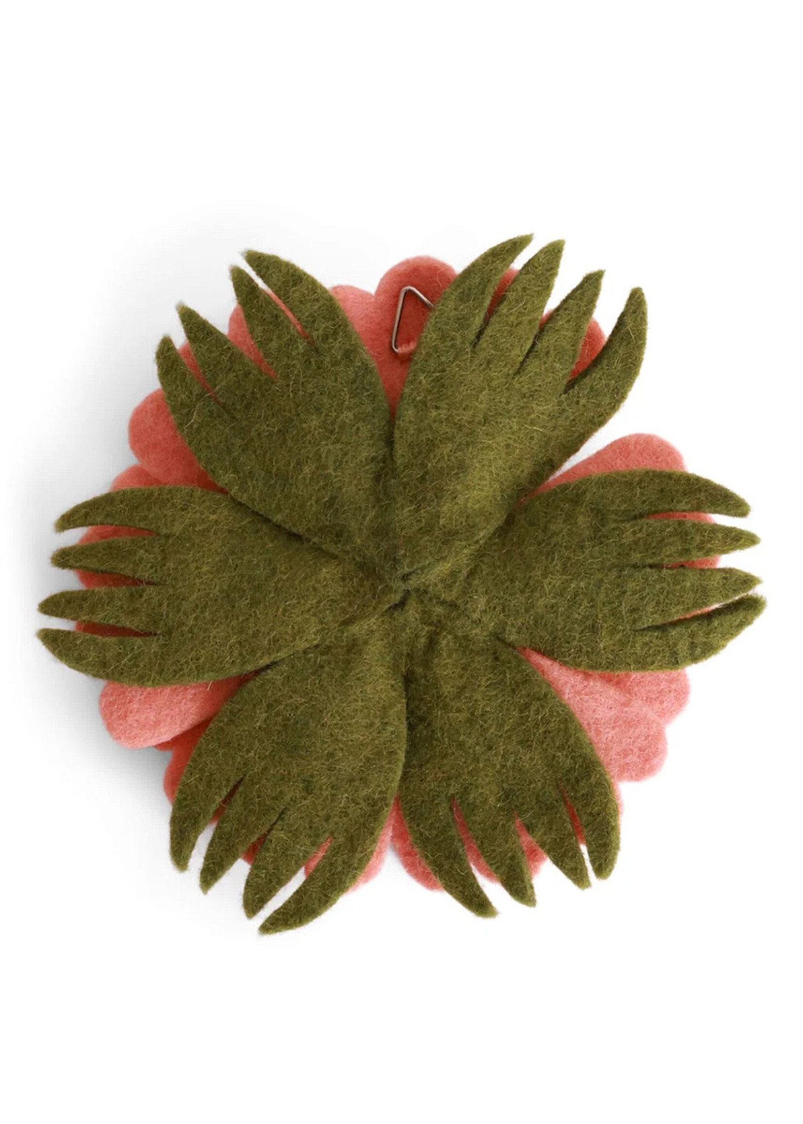 Gry and Sif 5.5" Autumn Anemone Felt Wall Flower