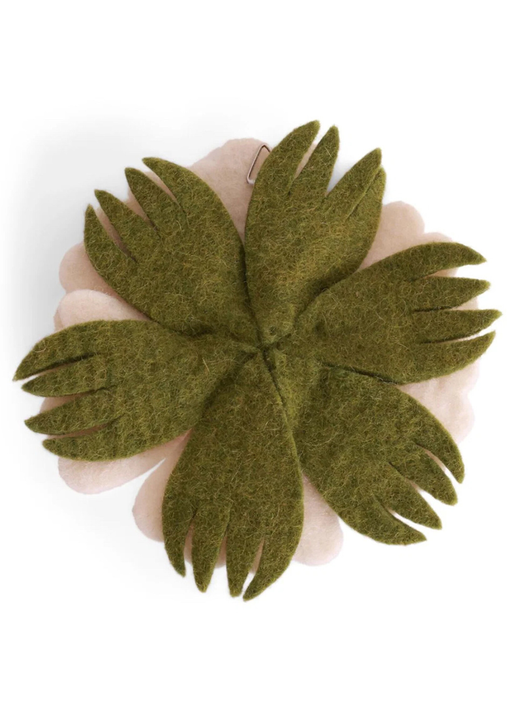 Gry and Sif 5.5" Autumn Anemone Felt Wall Flower