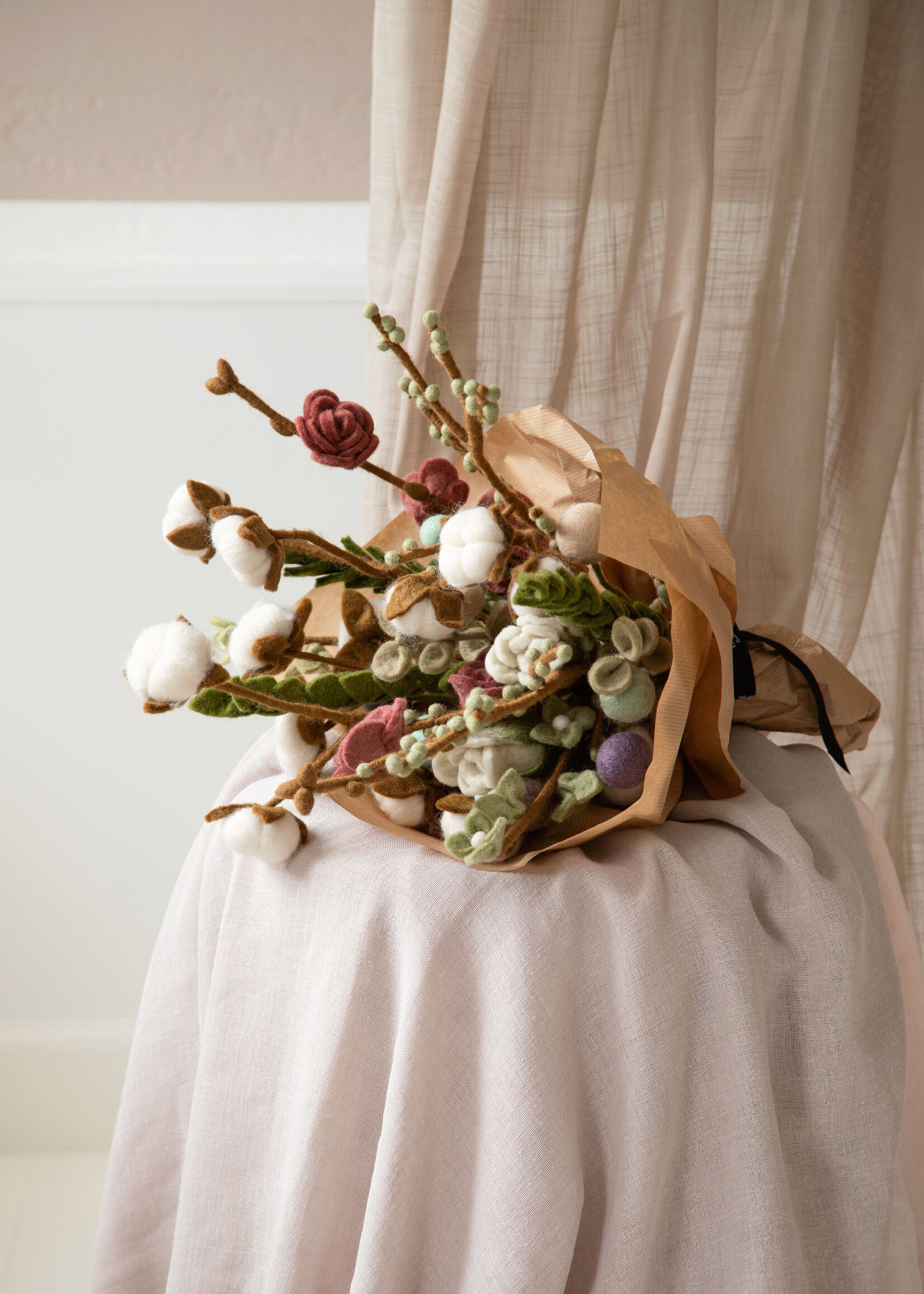 Gry and Sif Felt Branch - Cotton