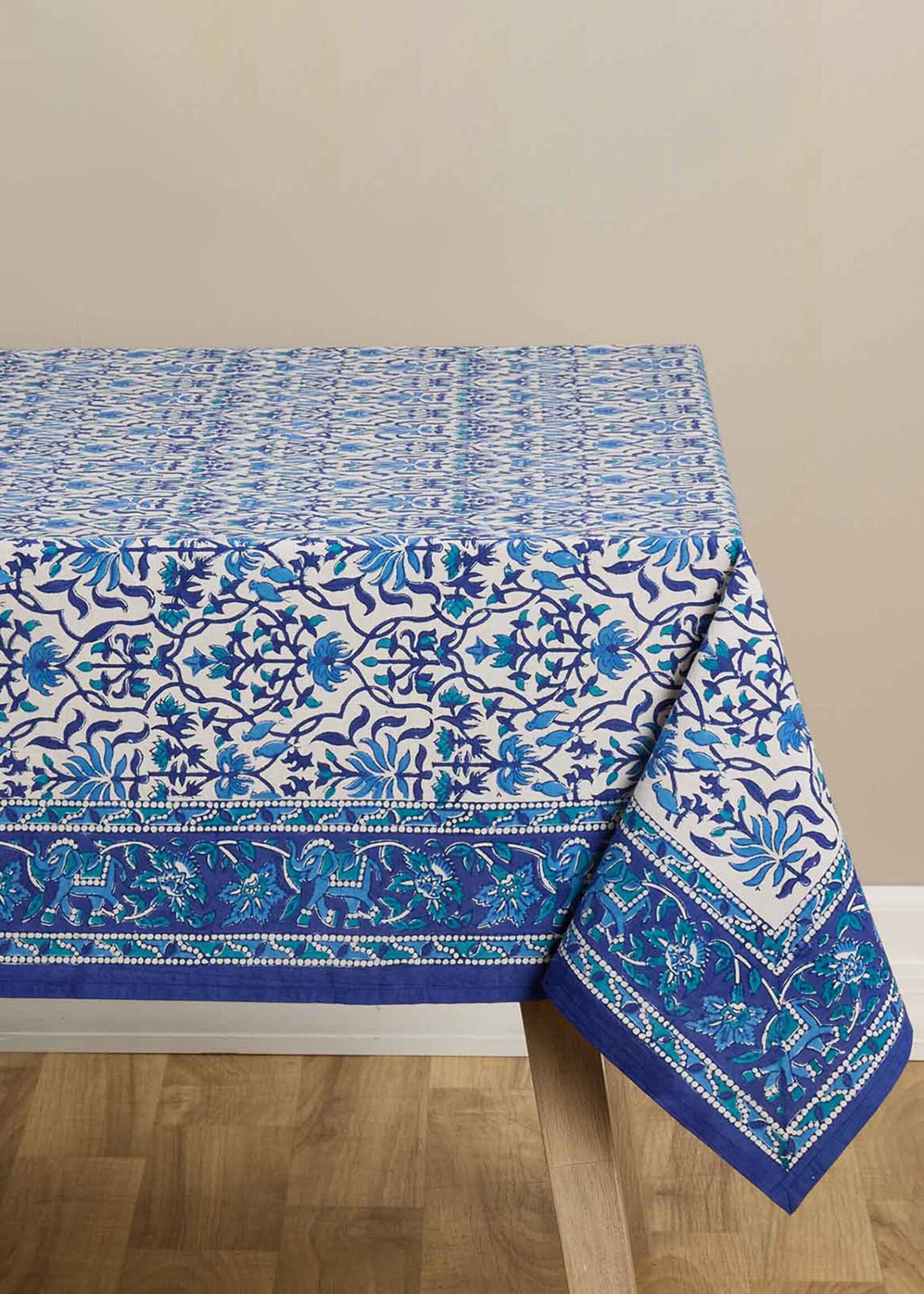 SERRV Elephant Oasis Tablecloth - 60in x 90in