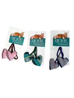 Upavim Organic Catnip Double Heart Cat Toy - Assorted Colors