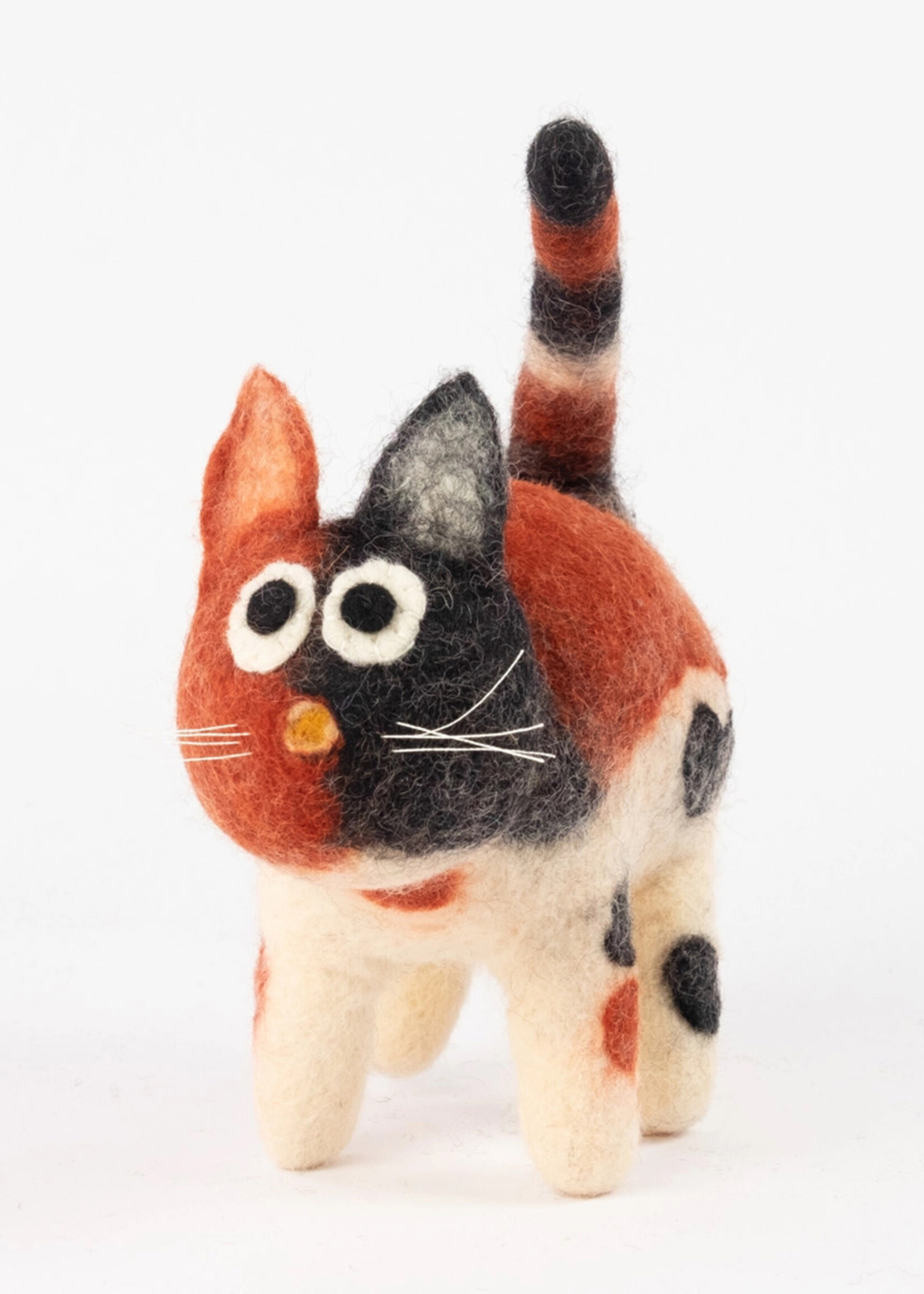 The Winding Road Felt Toy Cat