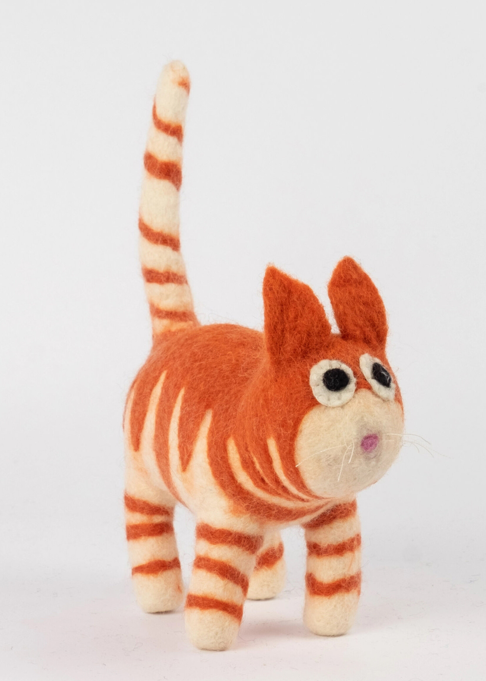 The Winding Road Felt Toy Cat