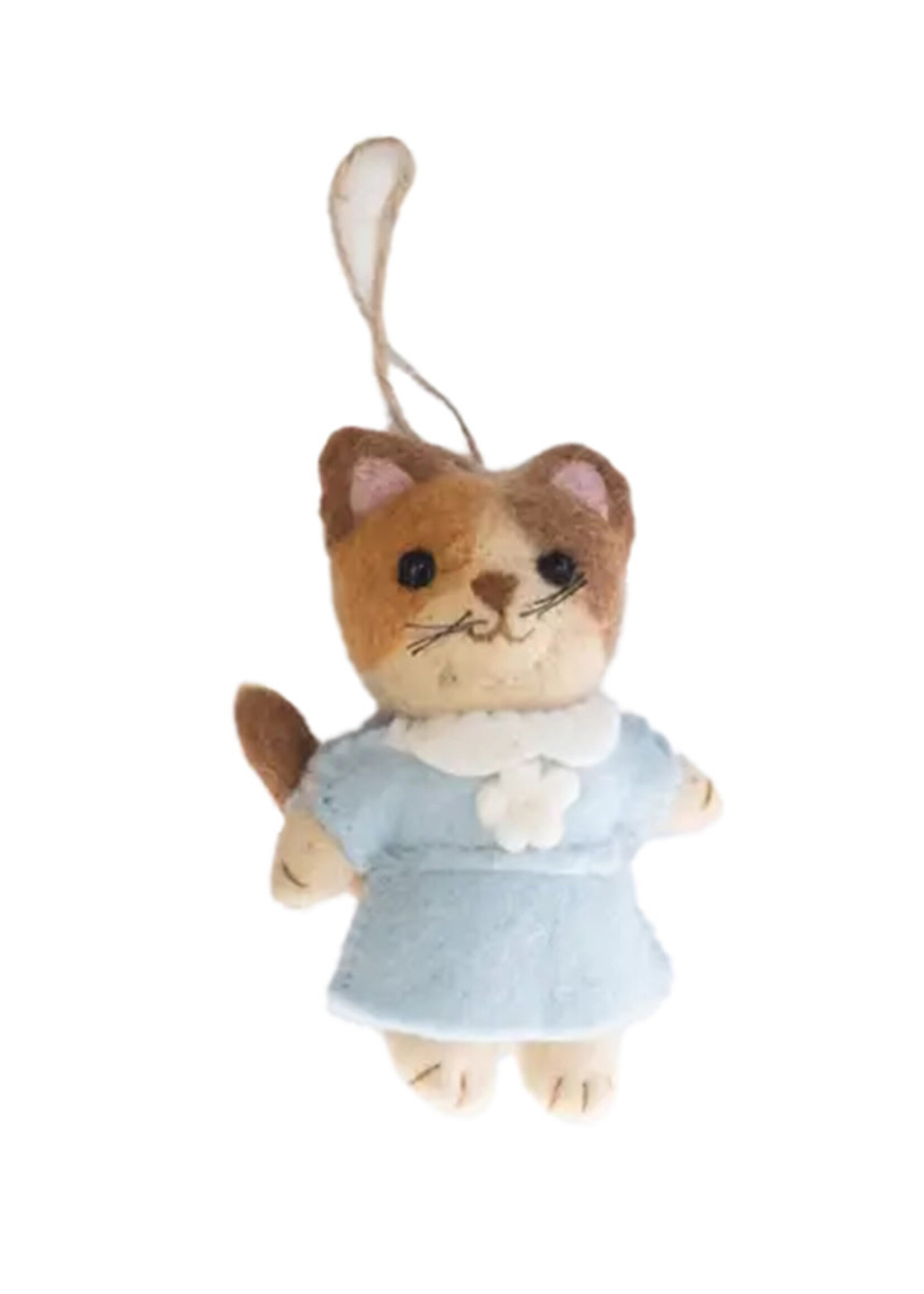 The Winding Road Anime Kitten Felt Ornament