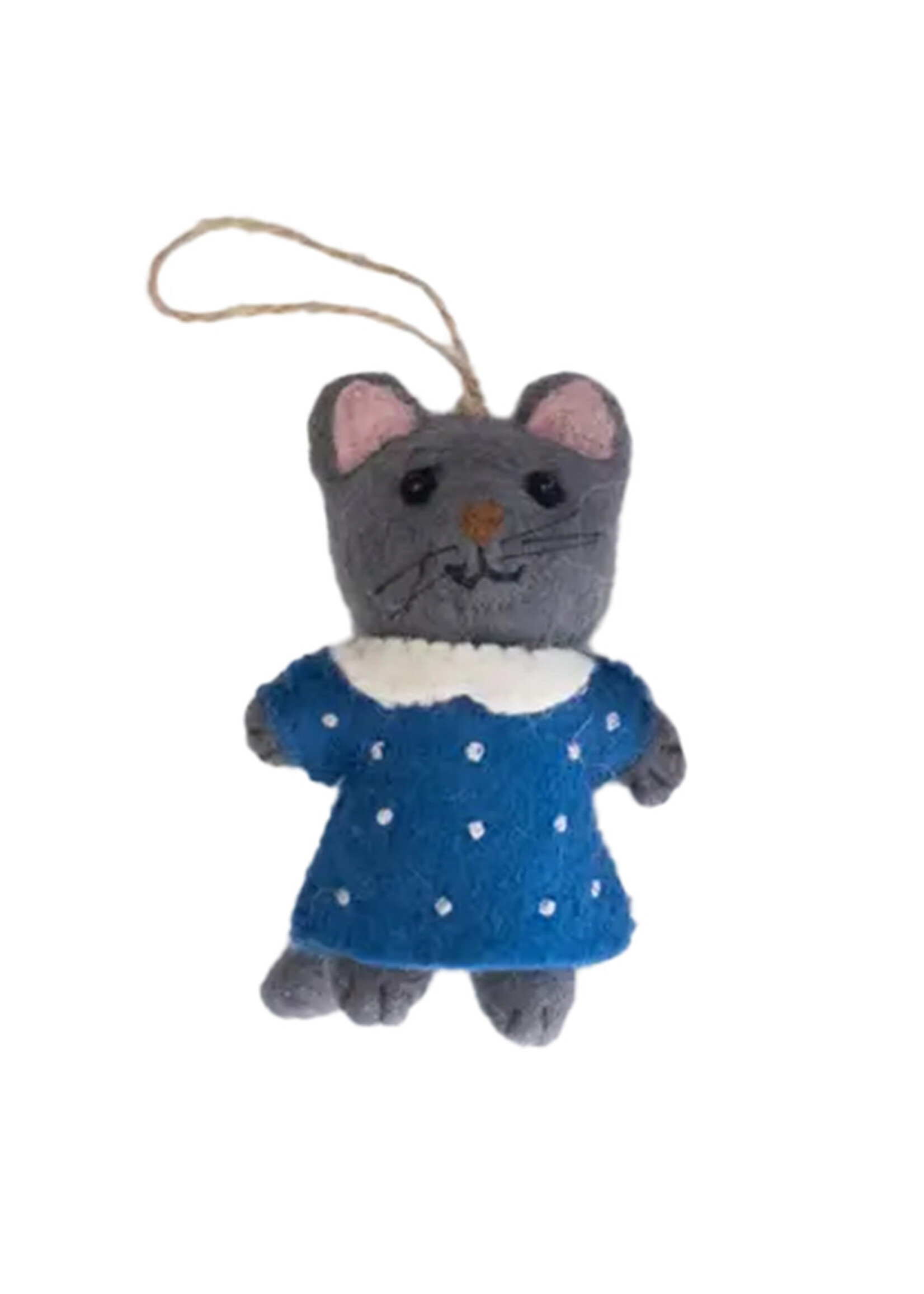 The Winding Road Anime Kitten Felt Ornament