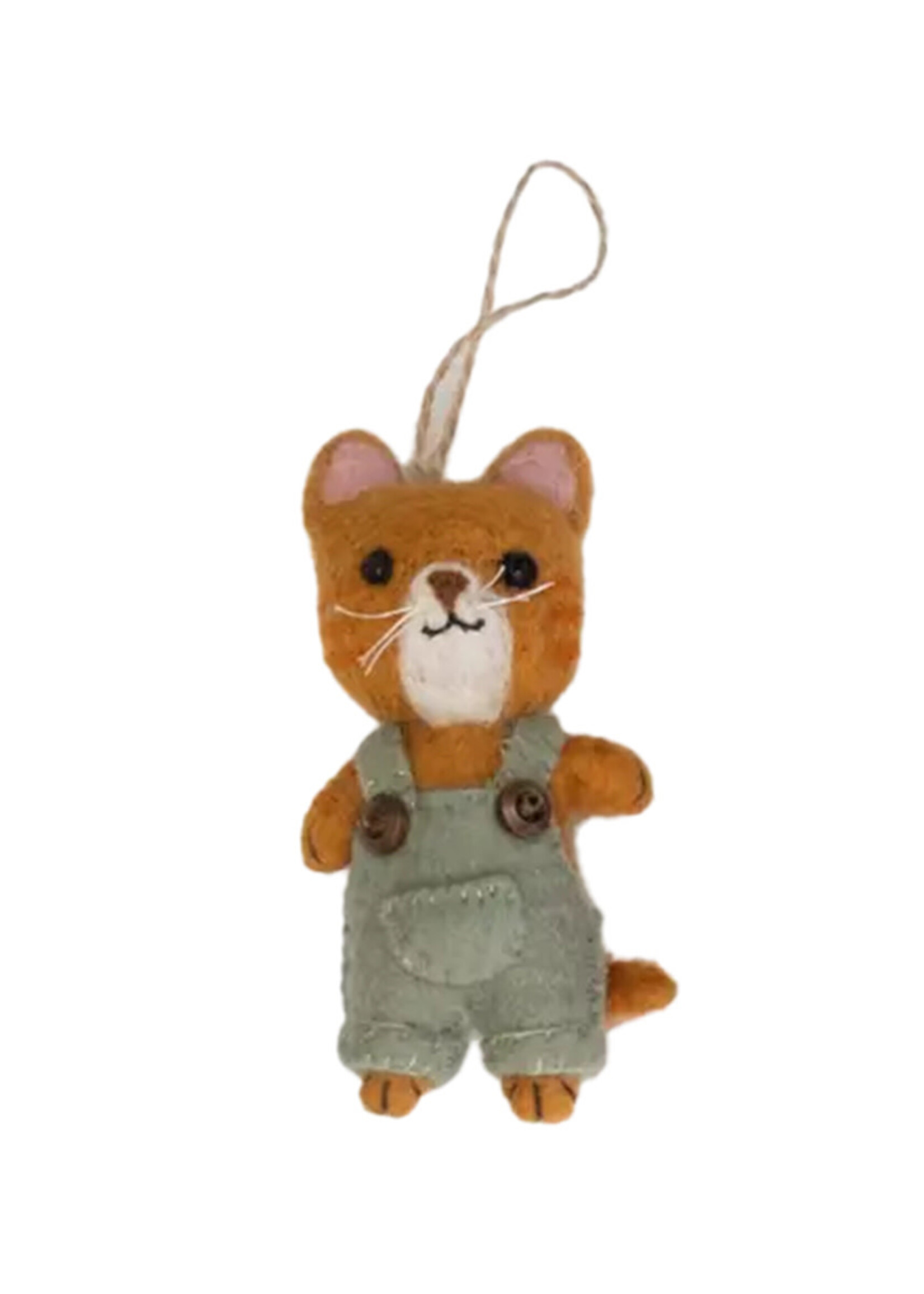 The Winding Road Anime Kitten Felt Ornament