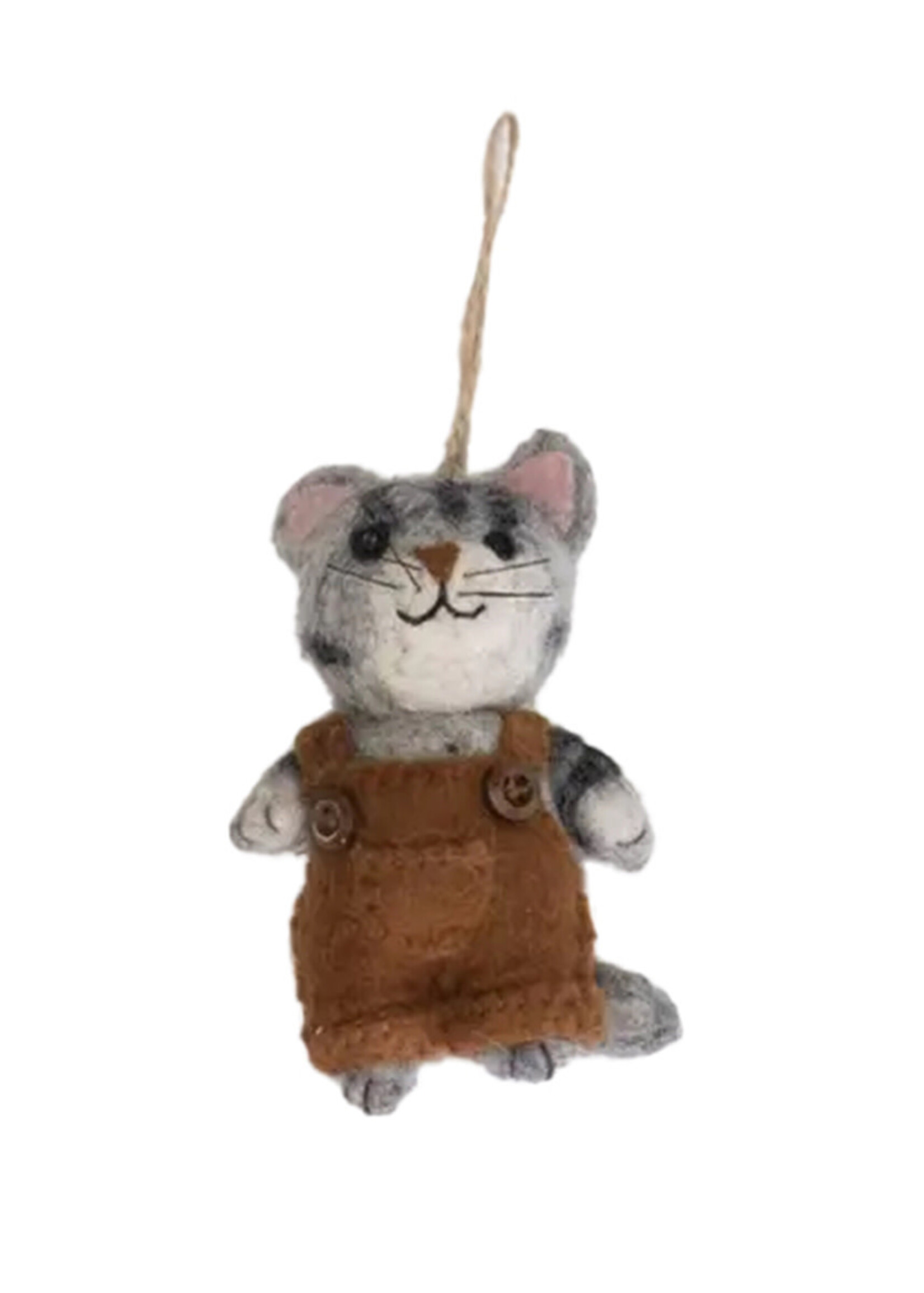 The Winding Road Anime Kitten Felt Ornament