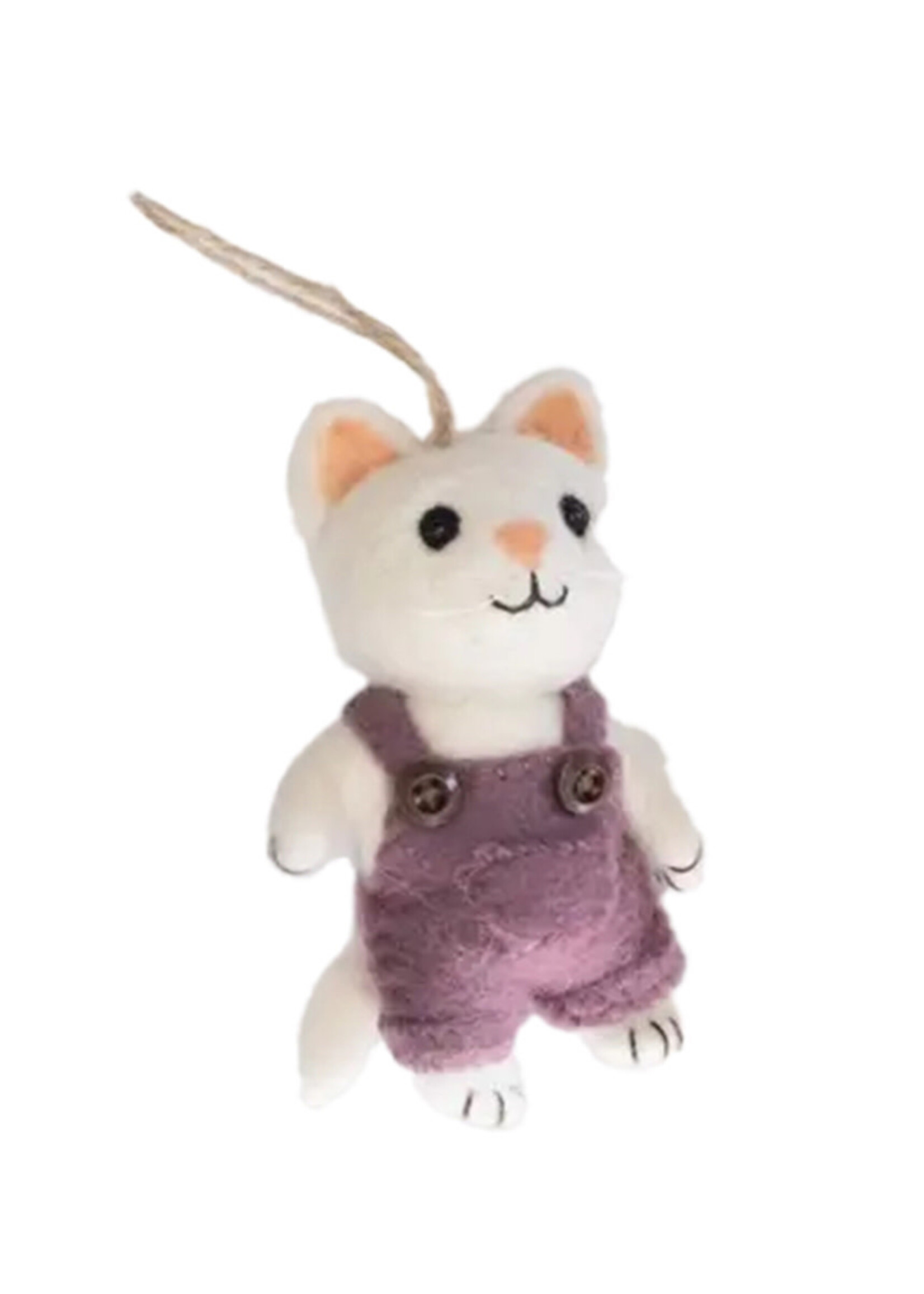 The Winding Road Anime Kitten Felt Ornament