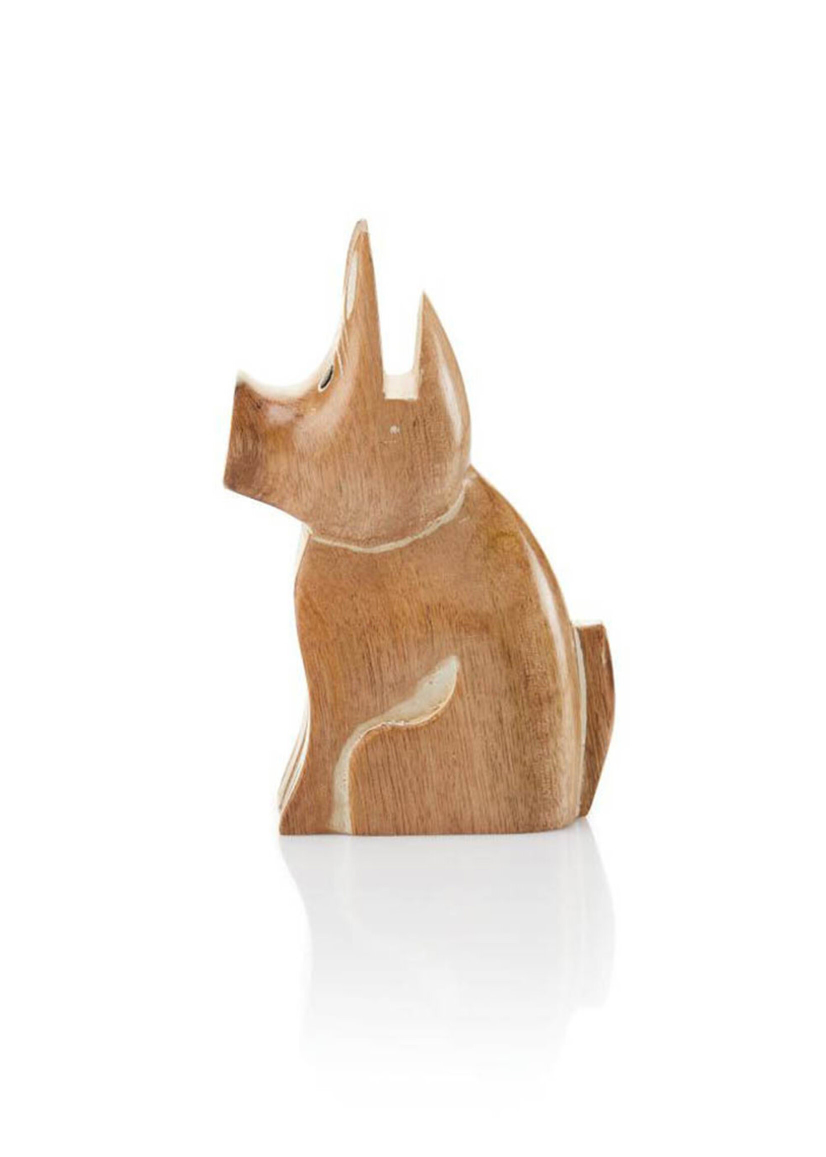 SERRV Dog Mango Wood Eyeglass Holder