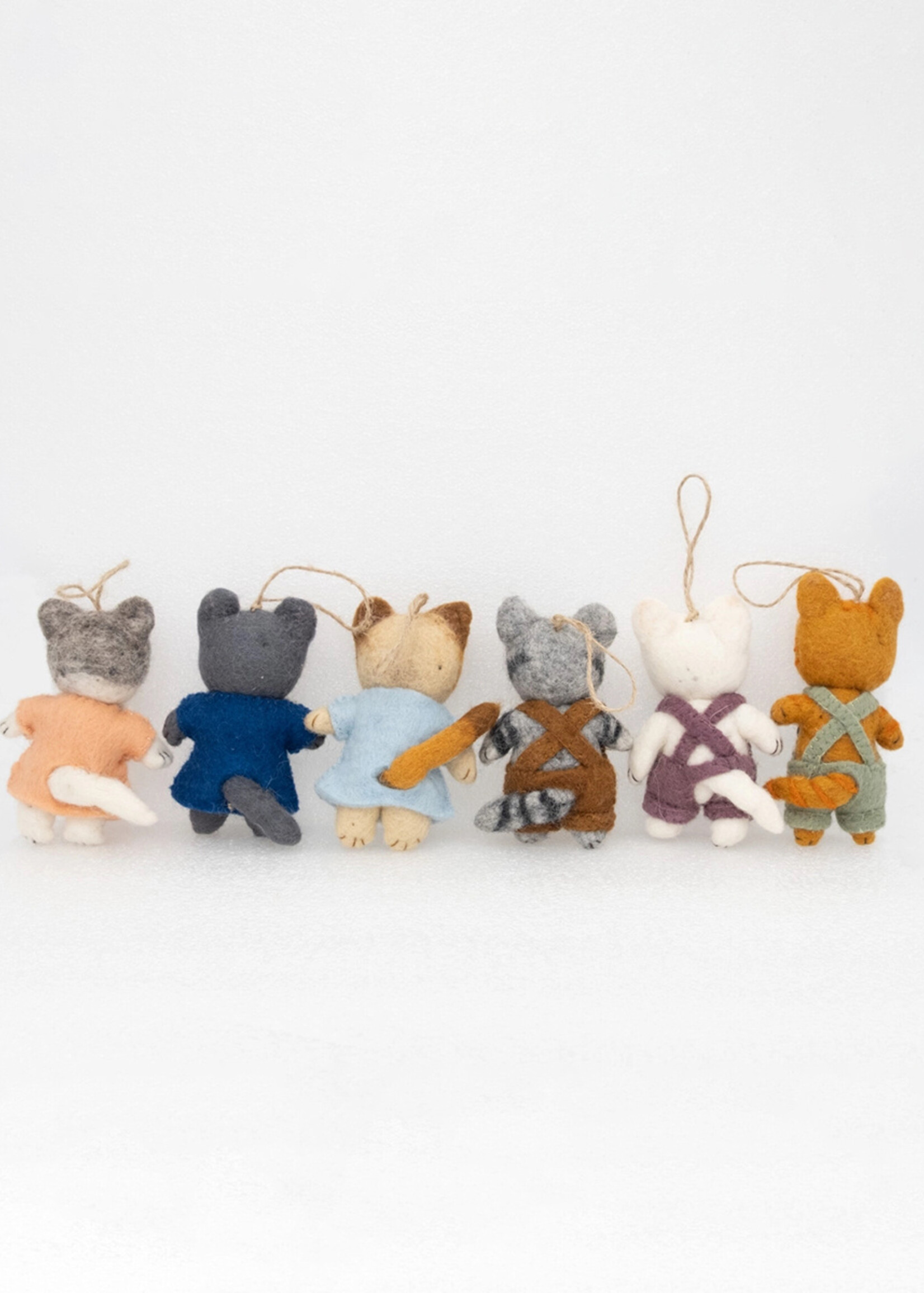 The Winding Road Anime Kitten Felt Ornament