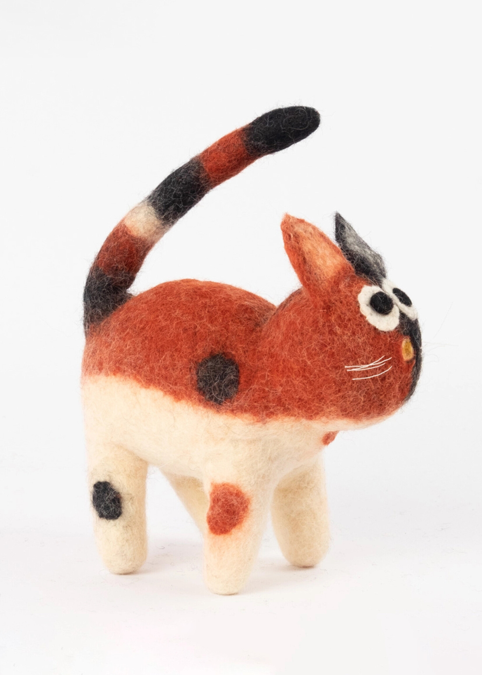 The Winding Road Felt Toy Cat