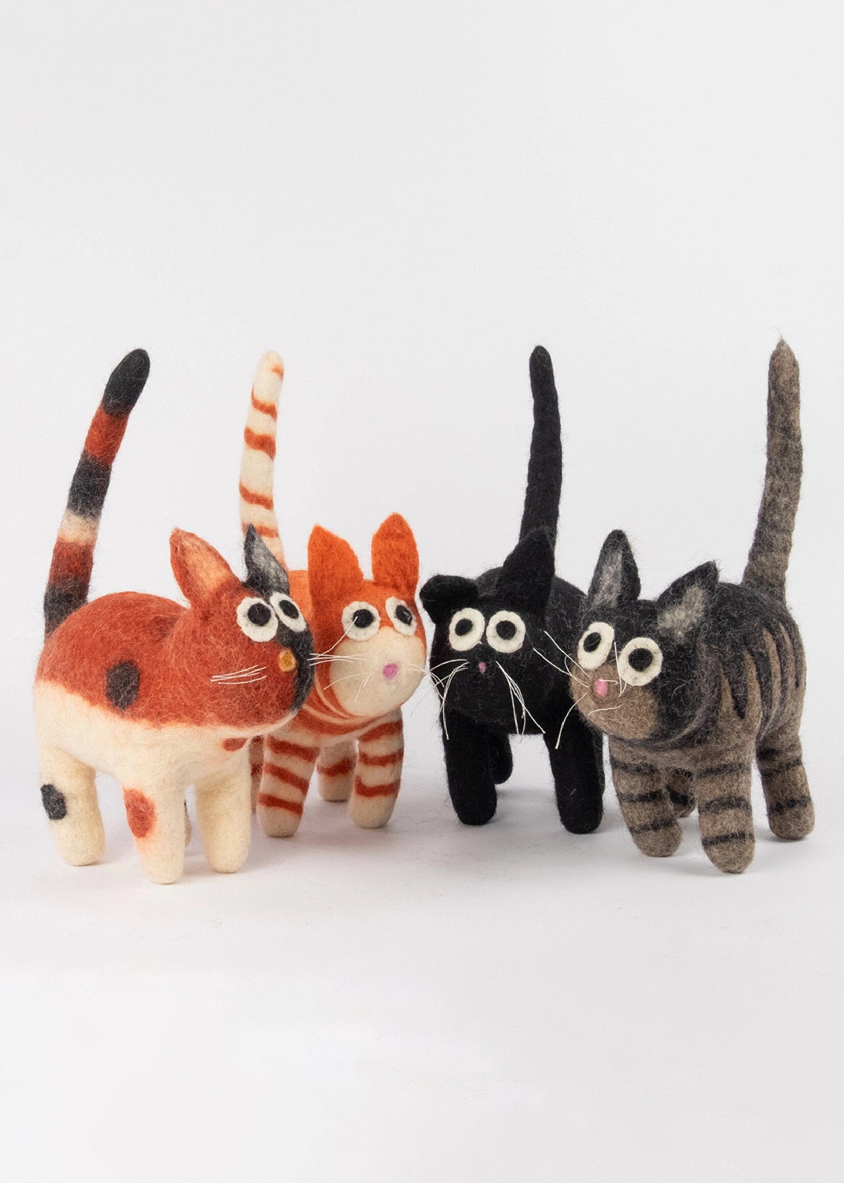 The Winding Road Felt Toy Cat