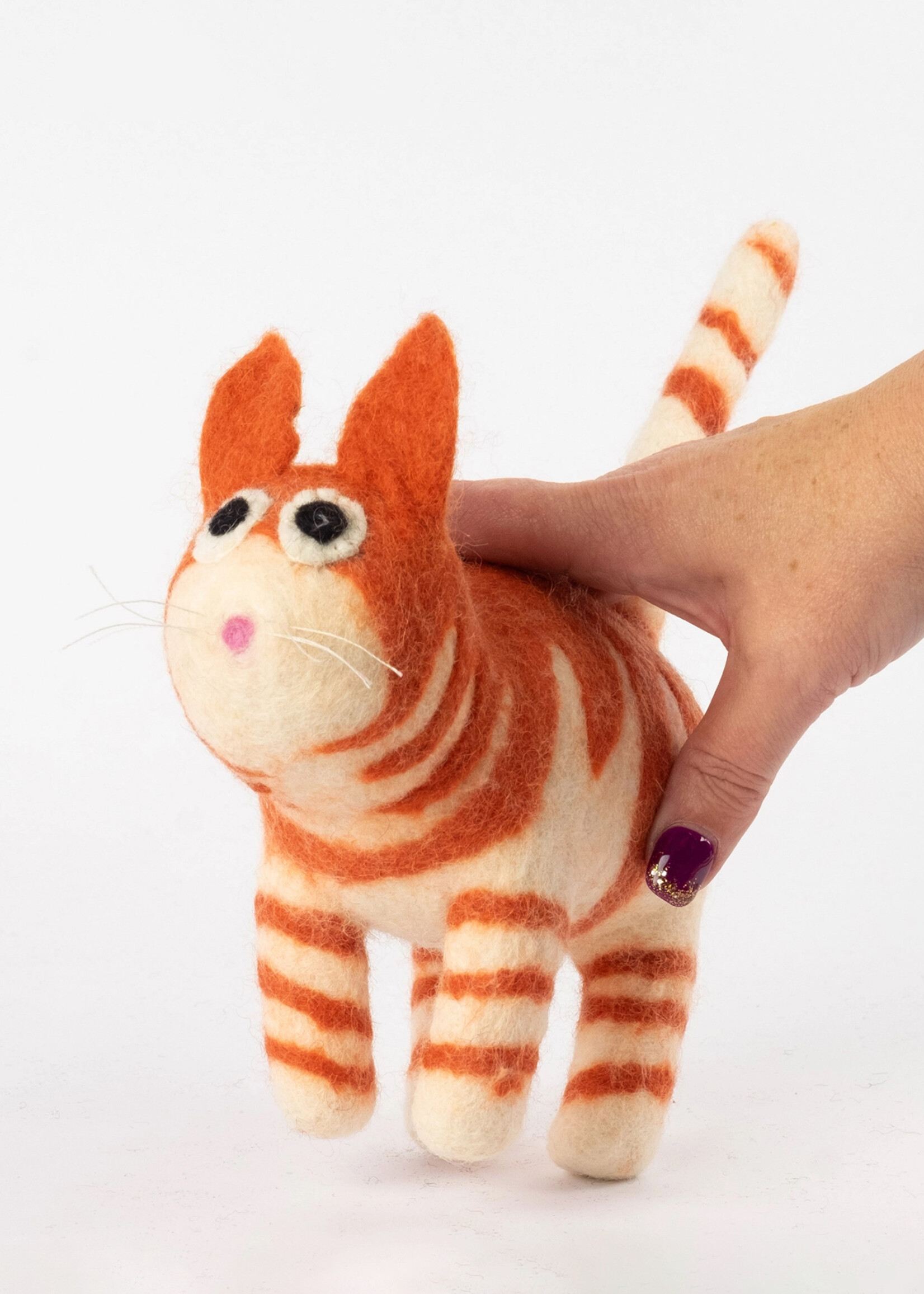 The Winding Road Felt Toy Cat