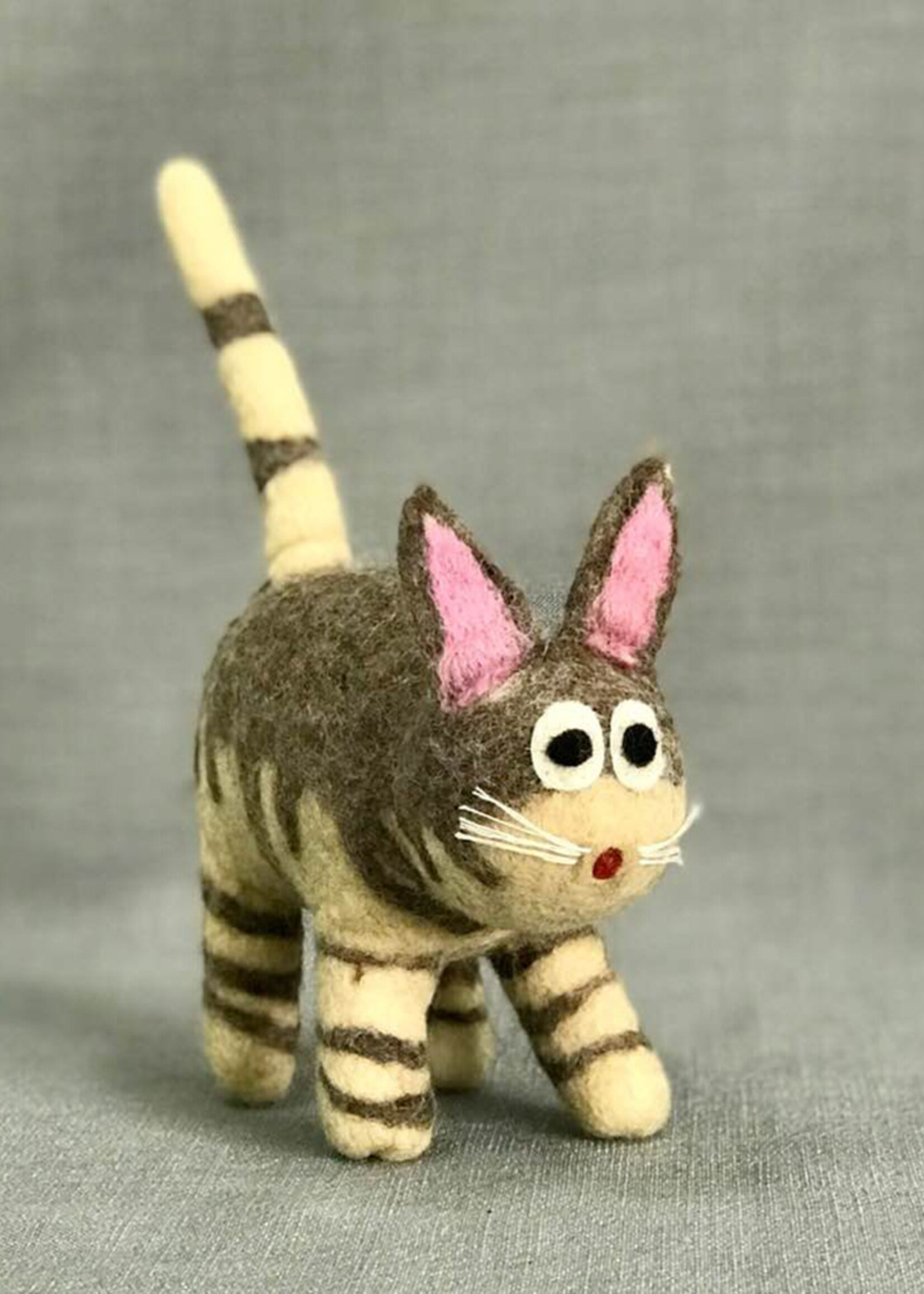 The Winding Road Felt Toy Cat