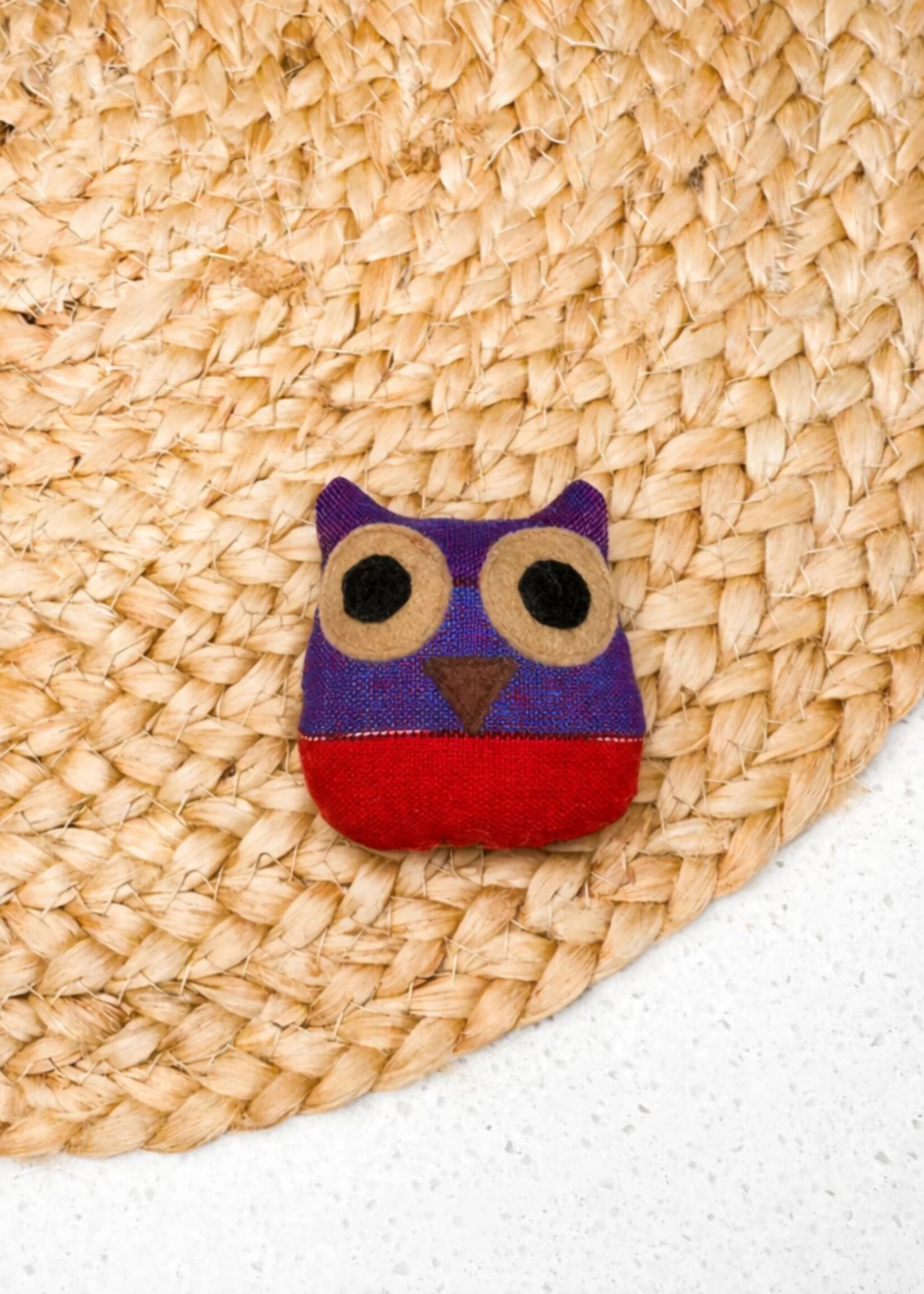 Upavim Organic Catnip Cat Toy Owl - Assorted Colors