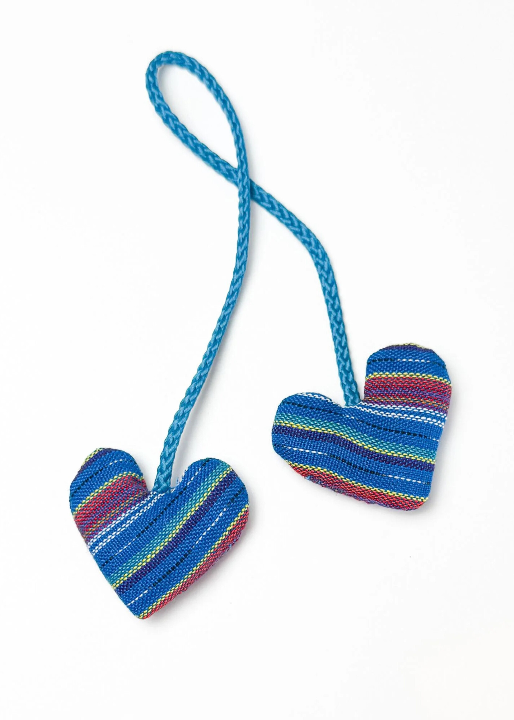 Upavim Organic Catnip Double Heart Cat Toy - Assorted Colors