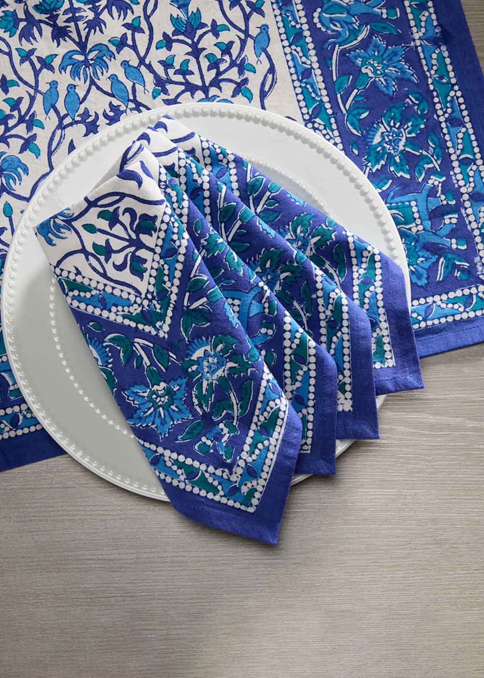SERRV Elephant Oasis Tablecloth - 60in x 90in