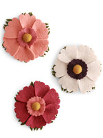 Gry and Sif Autumn Anemone Felt Wall Flower