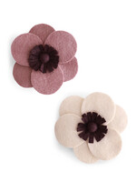 Gry and Sif French Anemone Felt Wall Flower