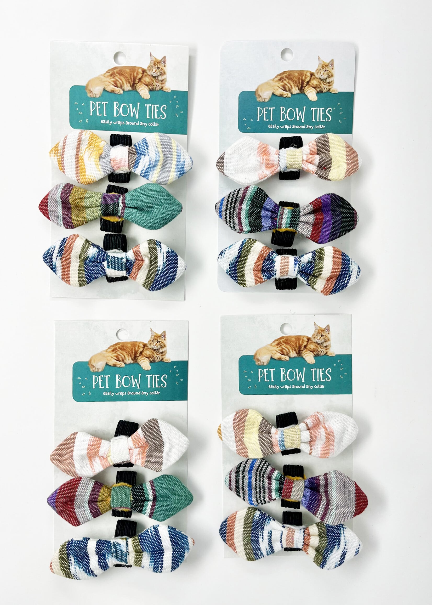 Upavim Cat and Dog Bow Ties - Assorted Set