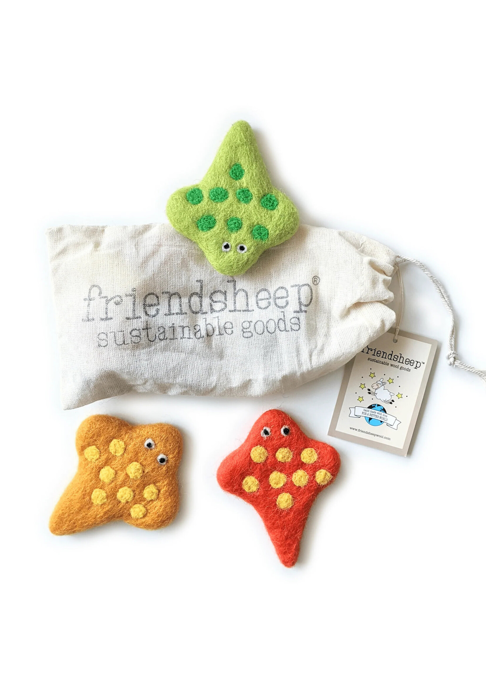 Felt Stingray Cat Toy Set