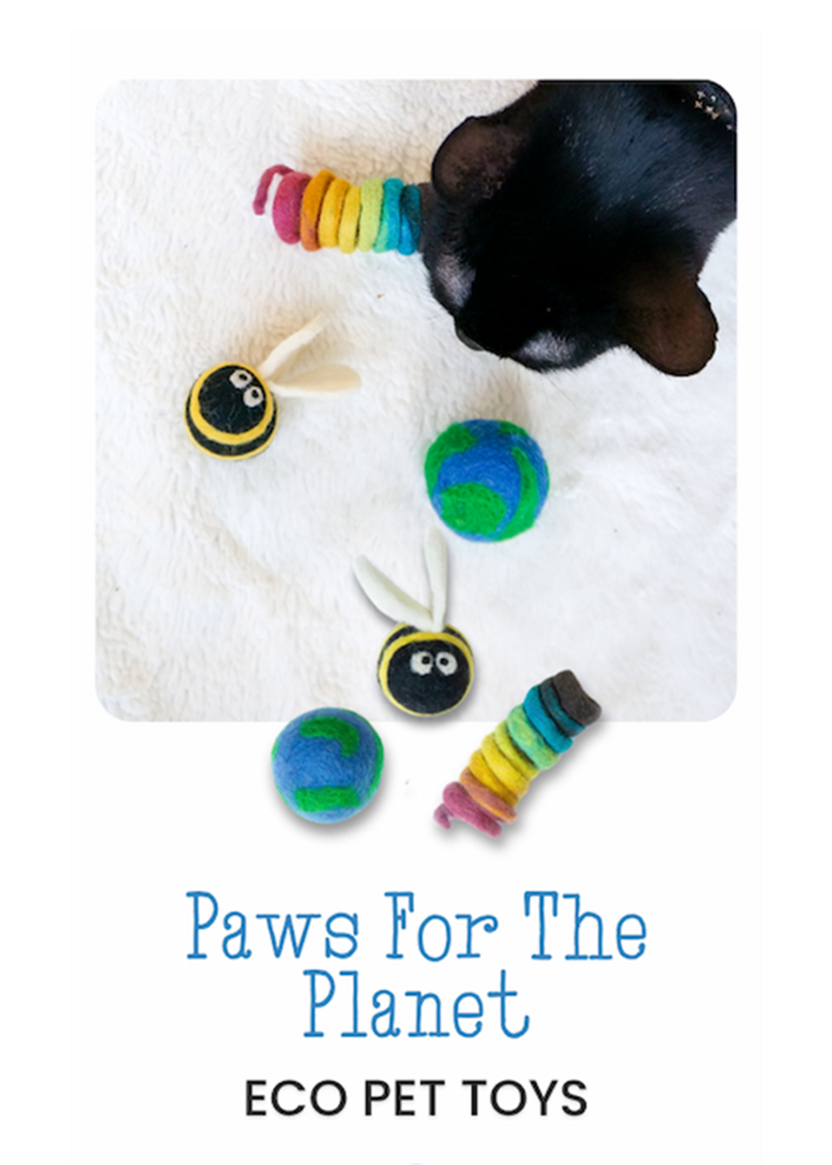 Friendsheep Rainbow Spring Cat Toy