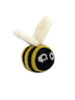 Felt Bee Cat Toy