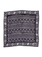 Kasih Co-op Black & White Geometric Batik Bandana