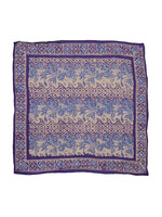 Purple Vines Batik Bandana