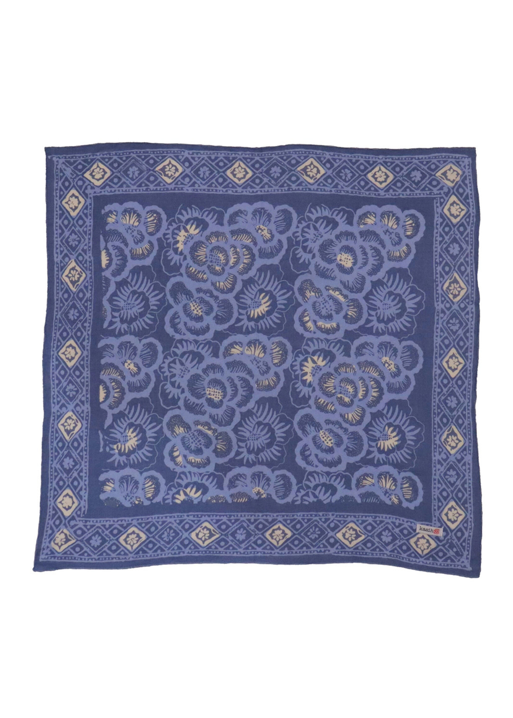 Kasih Co-op Blue Rose Batik Bandana