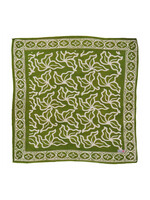 Kasih Co-op Olive Green Jade Jungle Batik Bandana
