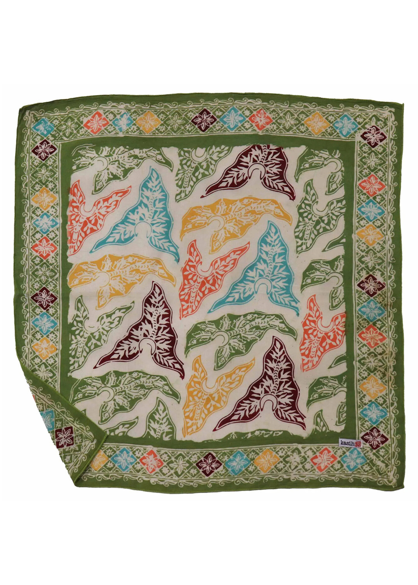 Kasih Co-op Tropical Tapestry Batik Bandana