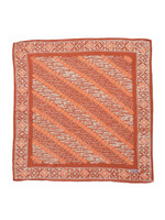 Peach Coral Rain Batik Bandana