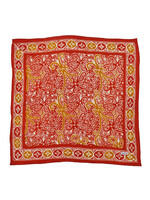 Red Yellow Sultans Crest Batik Bandana