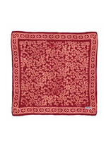Red Loop Burgundy Batik Bandana