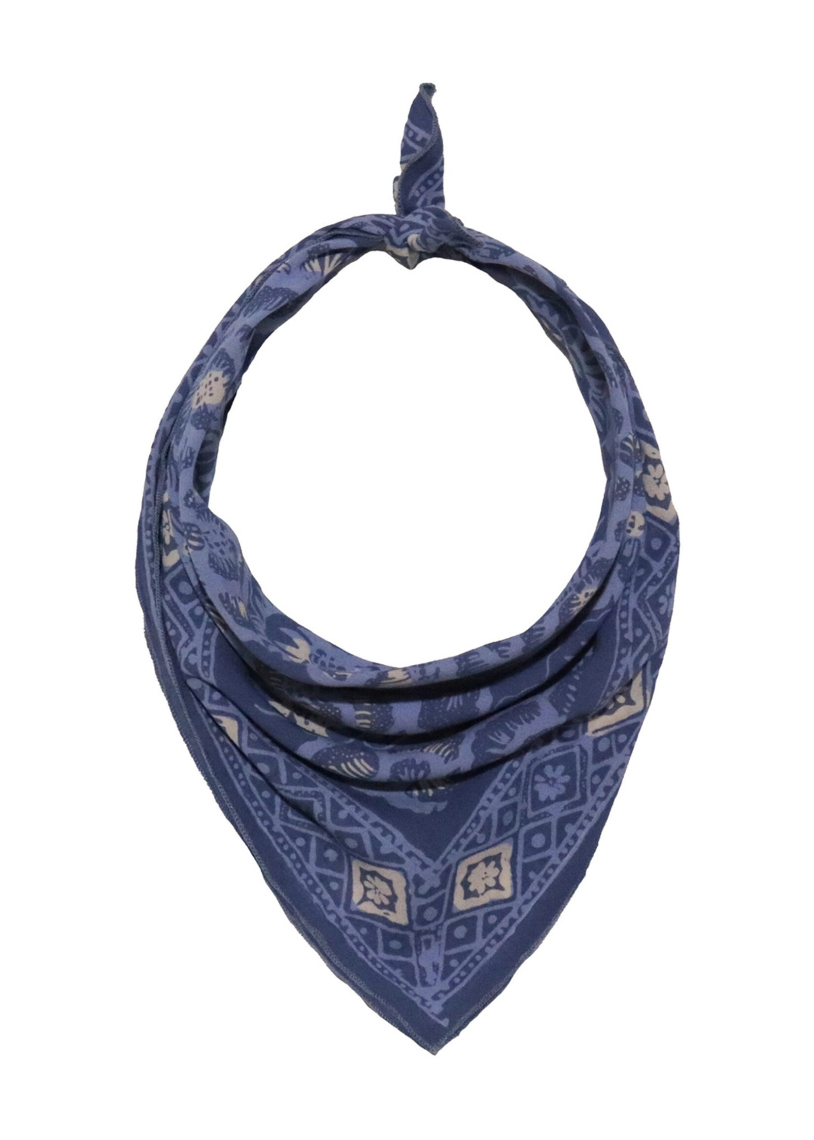 Kasih Co-op Blue Rose Batik Bandana