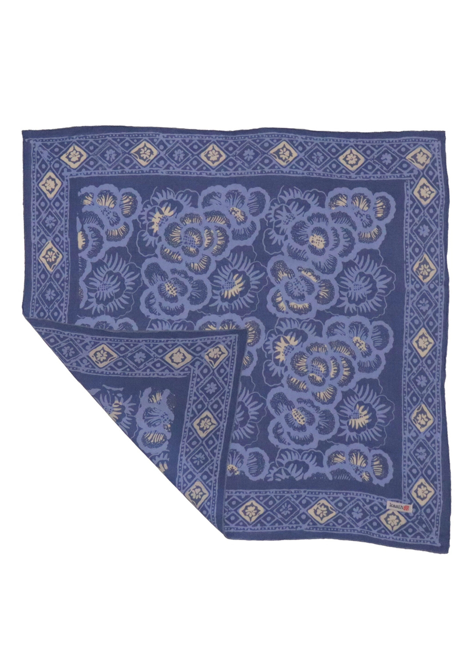 Kasih Co-op Blue Rose Batik Bandana
