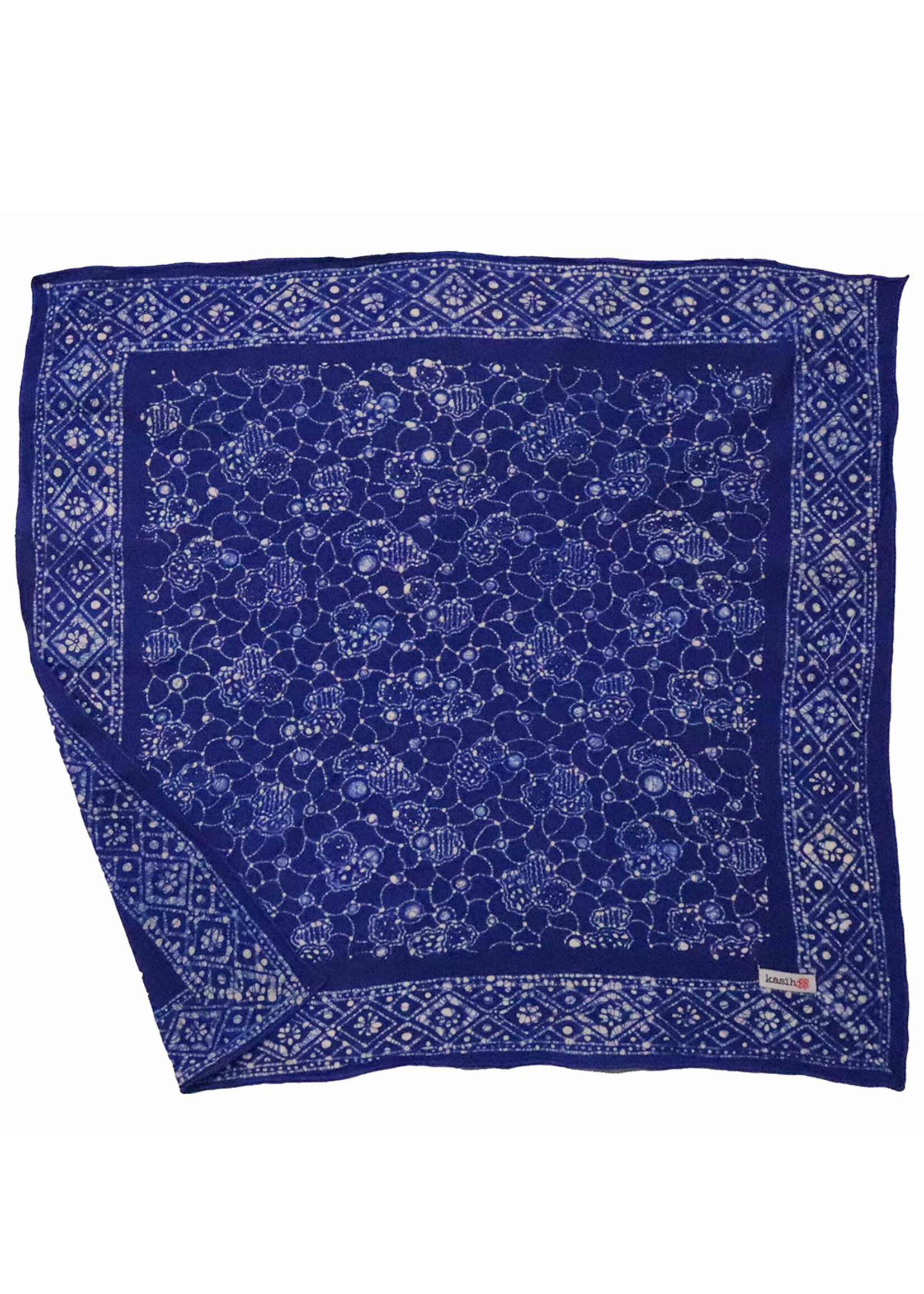 Kasih Co-op Boulder Blue Batik Bandana