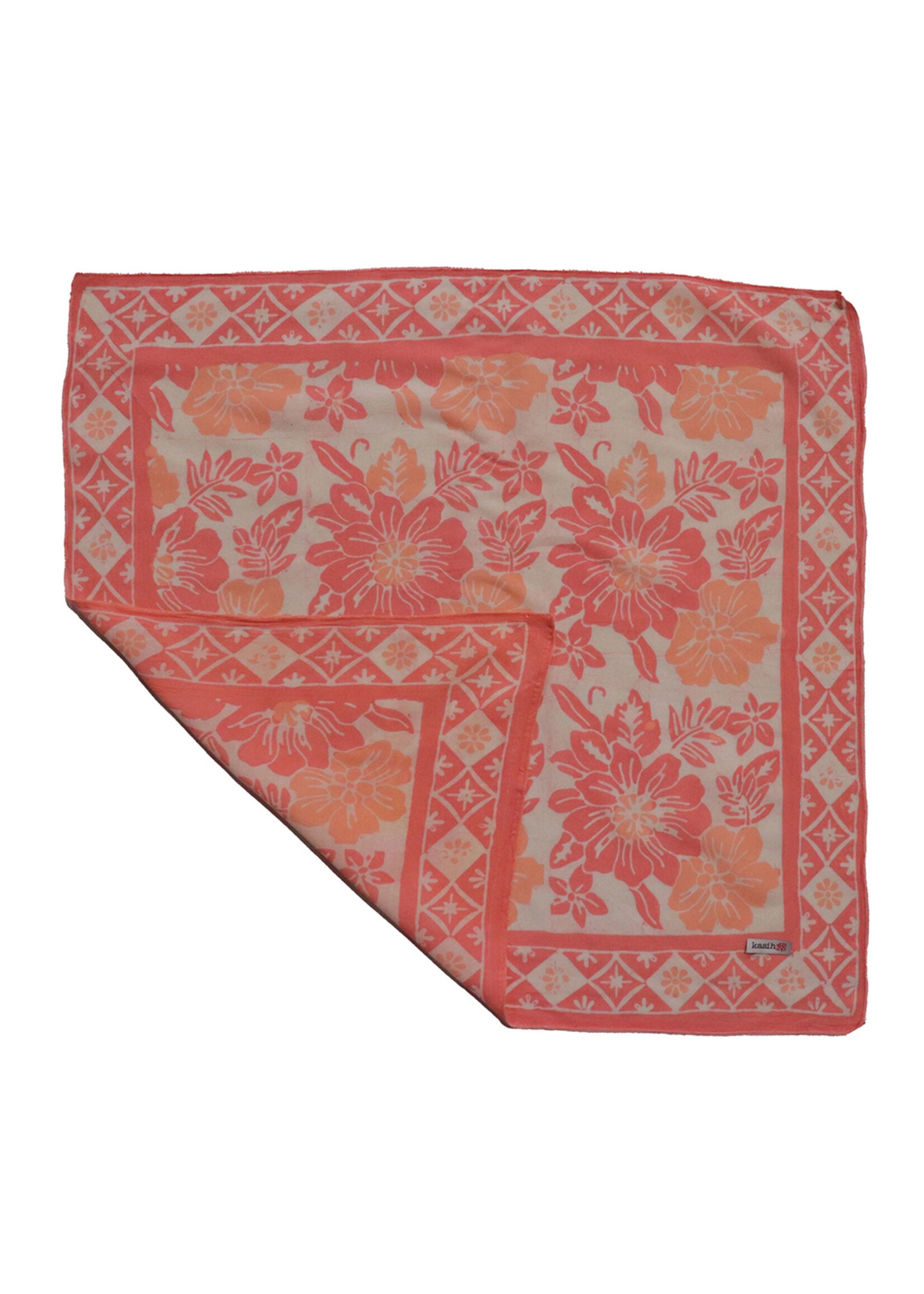 Kasih Co-op Pink Bloom Batik Bandana