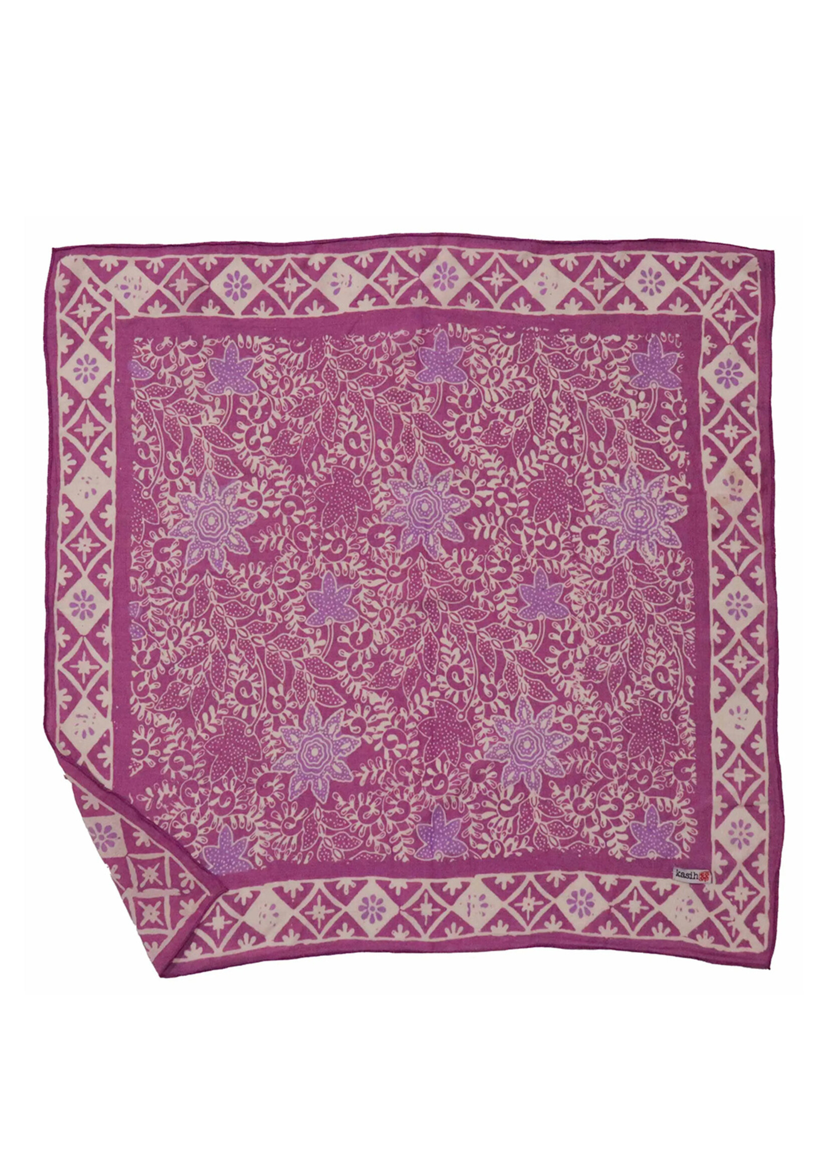 Kasih Co-op Pink Lilac Batik Bandana