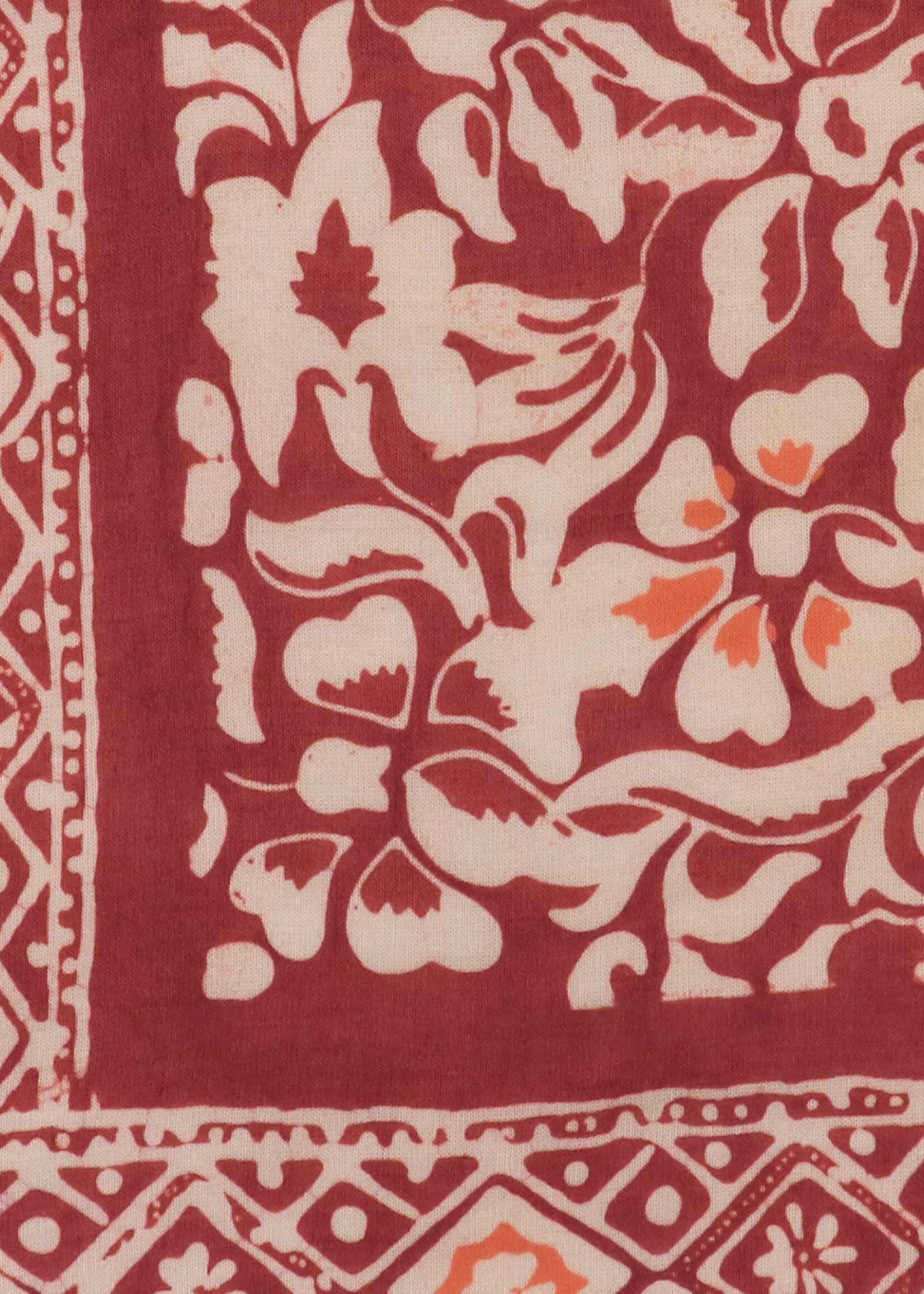 Kasih Co-op Plum Haze Floral Batik Bandana
